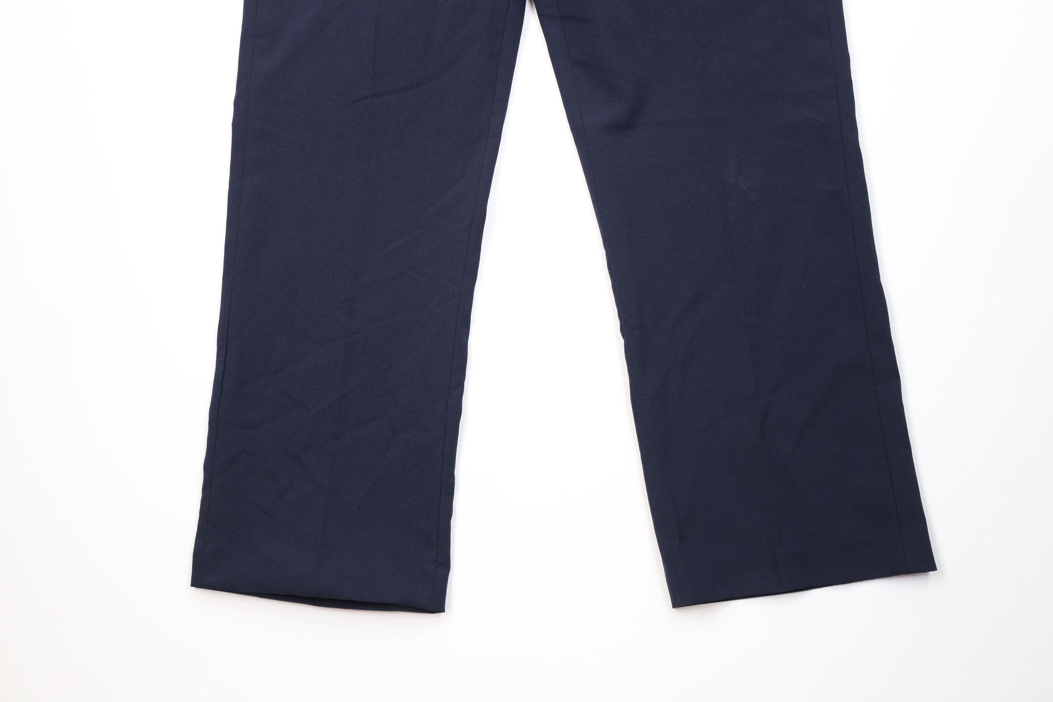 Vintage Vintage Streetwear Knit Flared Wide Leg Chino Pants Blue Size US 34 / EU 50 - 4 Thumbnail