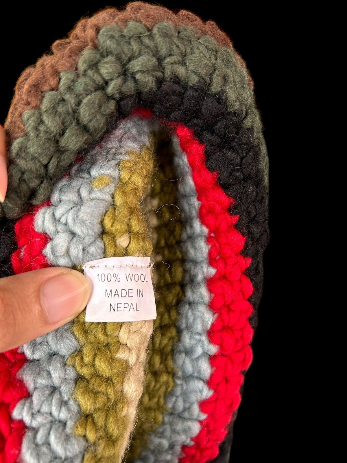 Japanese Brand × Kapital × Vintage Crochet Knitted Wool Rare Bucket Hats Size ONE SIZE - 6 Thumbnail