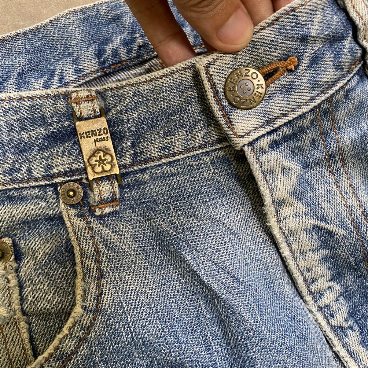 Kenzo 💥KENZO JEANS DISTRESSED DENIM PANT Size US 30 / EU 46 - 7 Thumbnail
