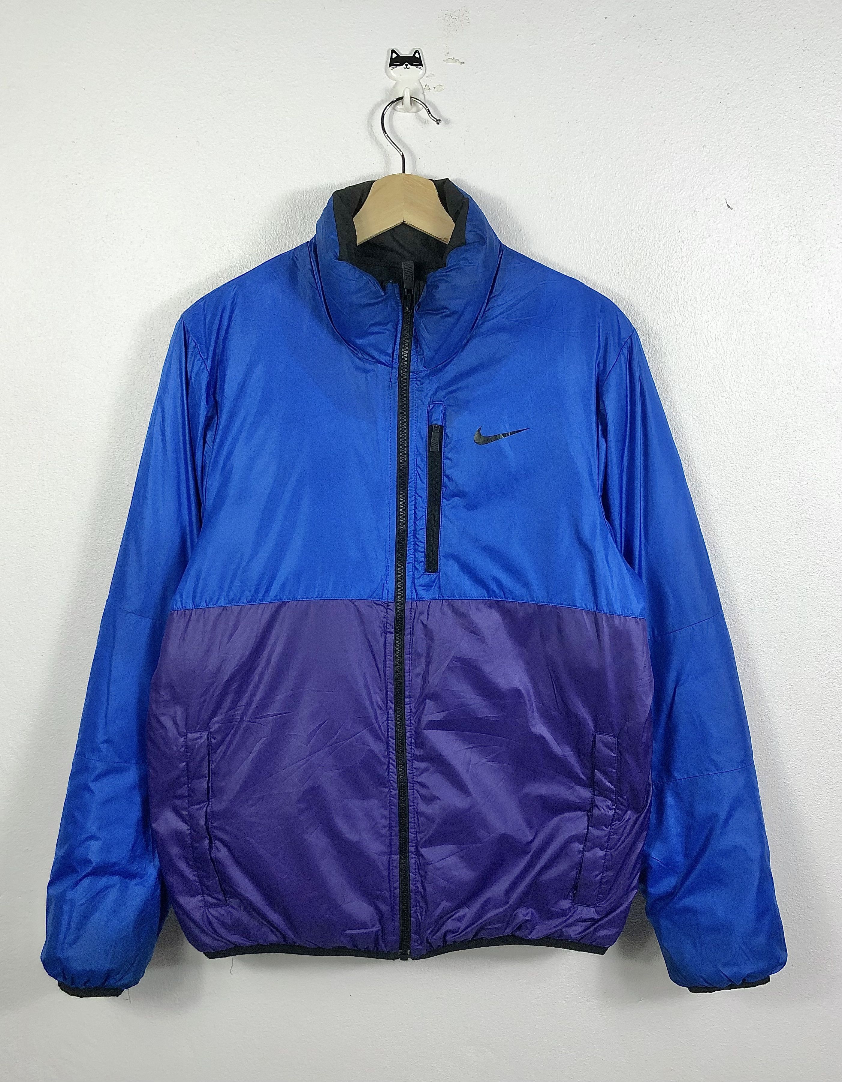 Nike Rare Nike Reversible Puffer Zipper Jacket Size US S / EU 44-46 / 1 - 1 Thumbnail