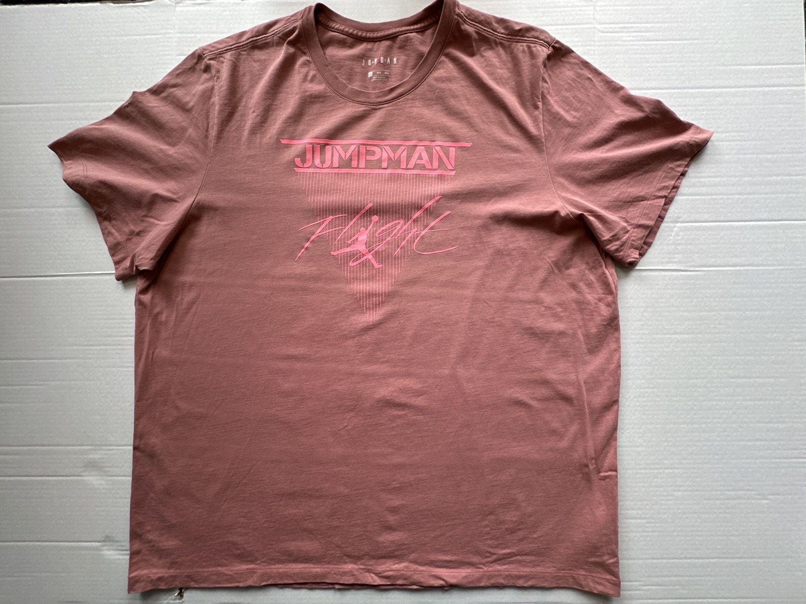 Jordan Brand × Nike × Vintage Nike Air Jordan Flight Heavyweight Tshirt 3XL Size US XXL / EU 58 / 5 - 1 Thumbnail