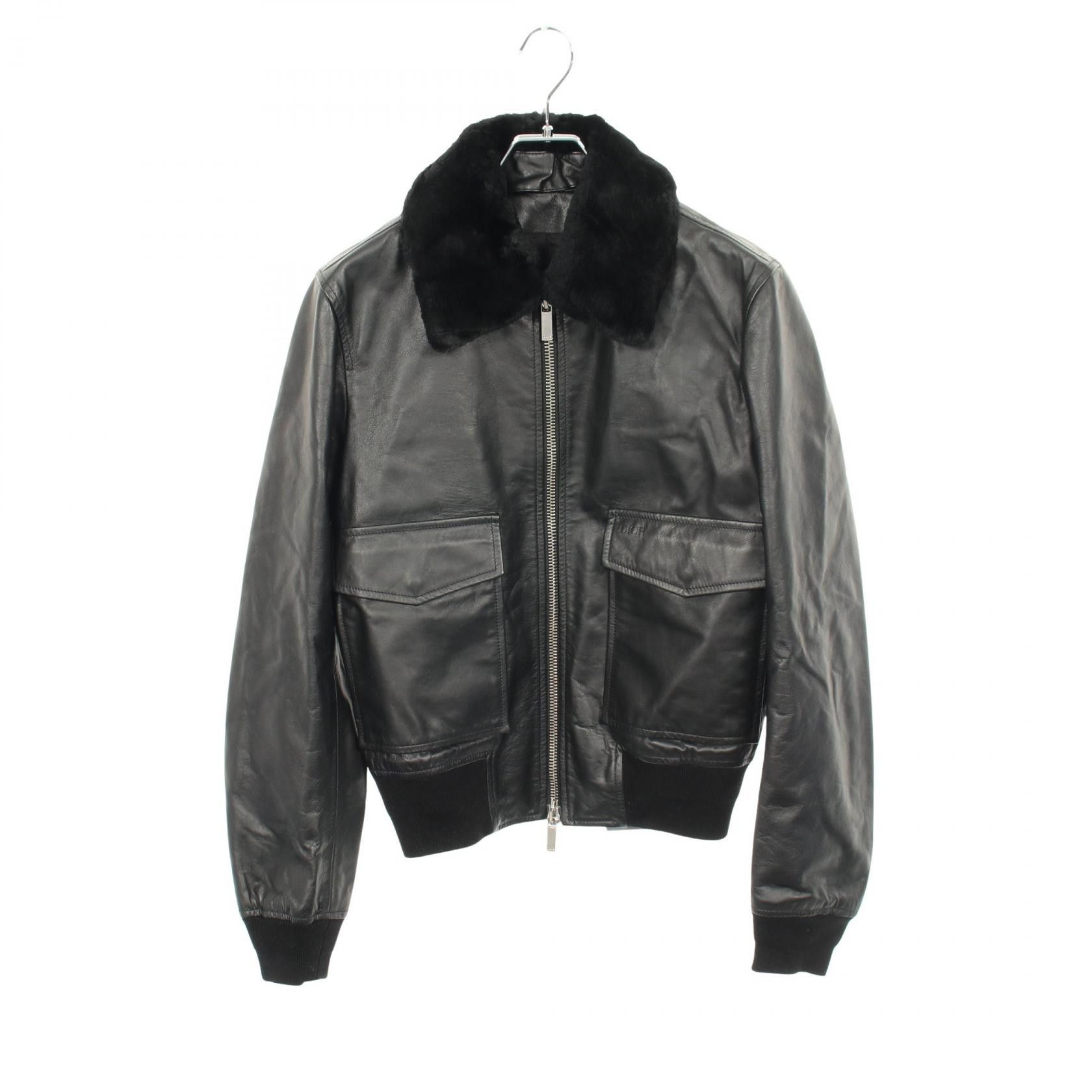 Dior Dior Dior Calfskin Jacket Leather Outerwear 013L408A0384 DUTY FREE for USA Size ONE SIZE - 1 Thumbnail
