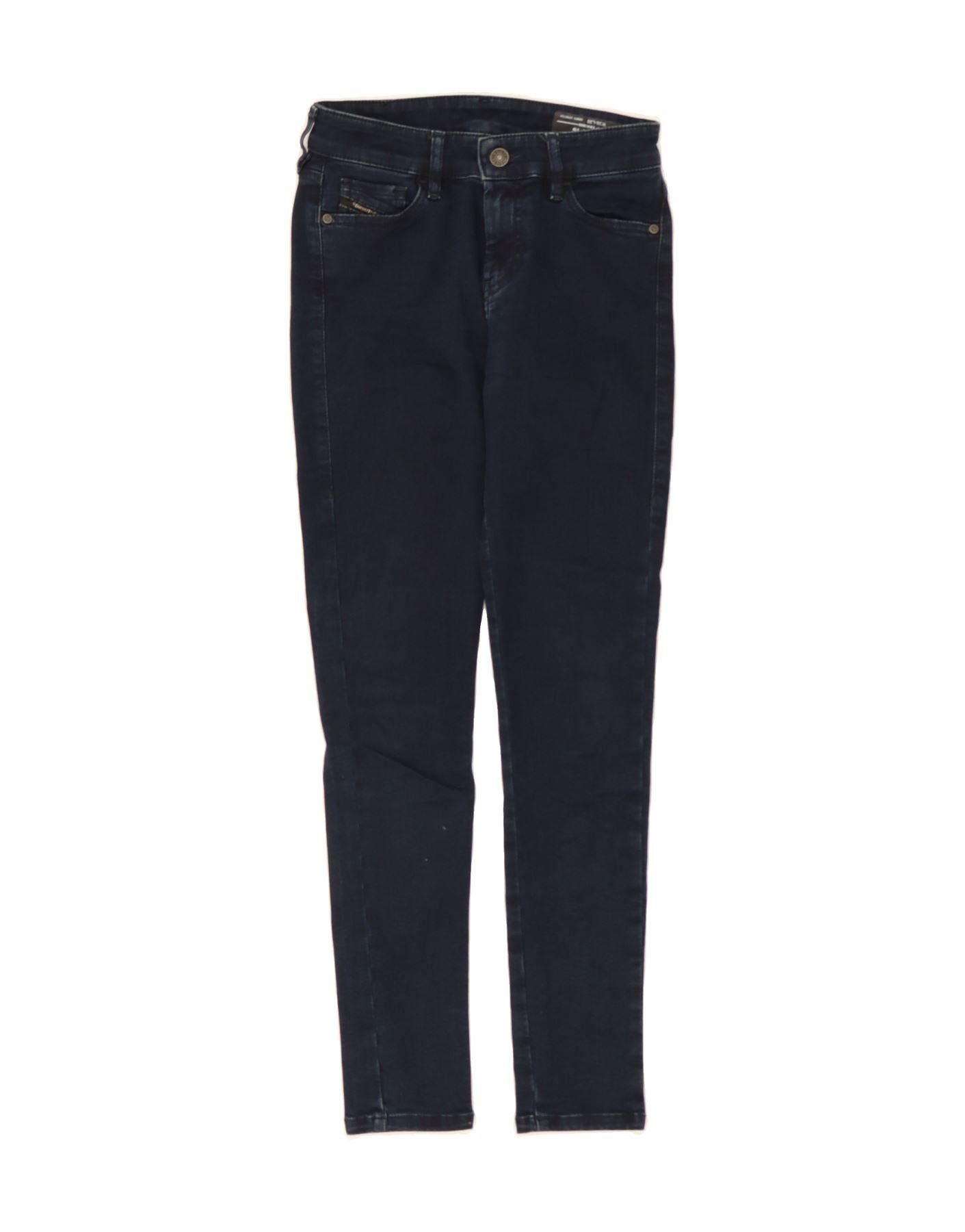 Diesel Womens Skinny Jeans W26 L30 Navy Blue Cotton Size 42" / US 20 - 1 Thumbnail