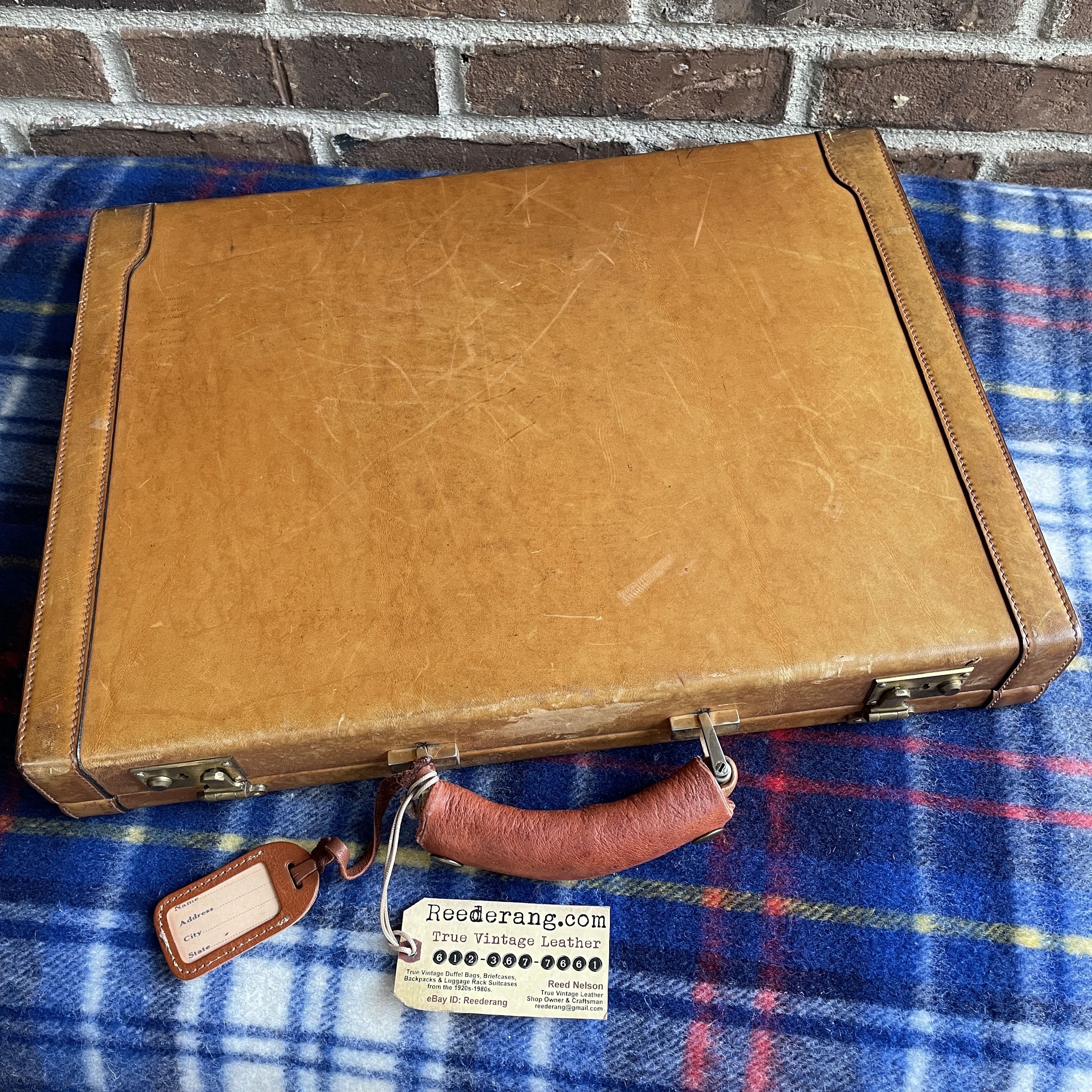 Mark Cross RARE VTG 70s MARK CROSS LEATHER ATTACHE BAG R$2898 Size ONE SIZE - 6 Thumbnail