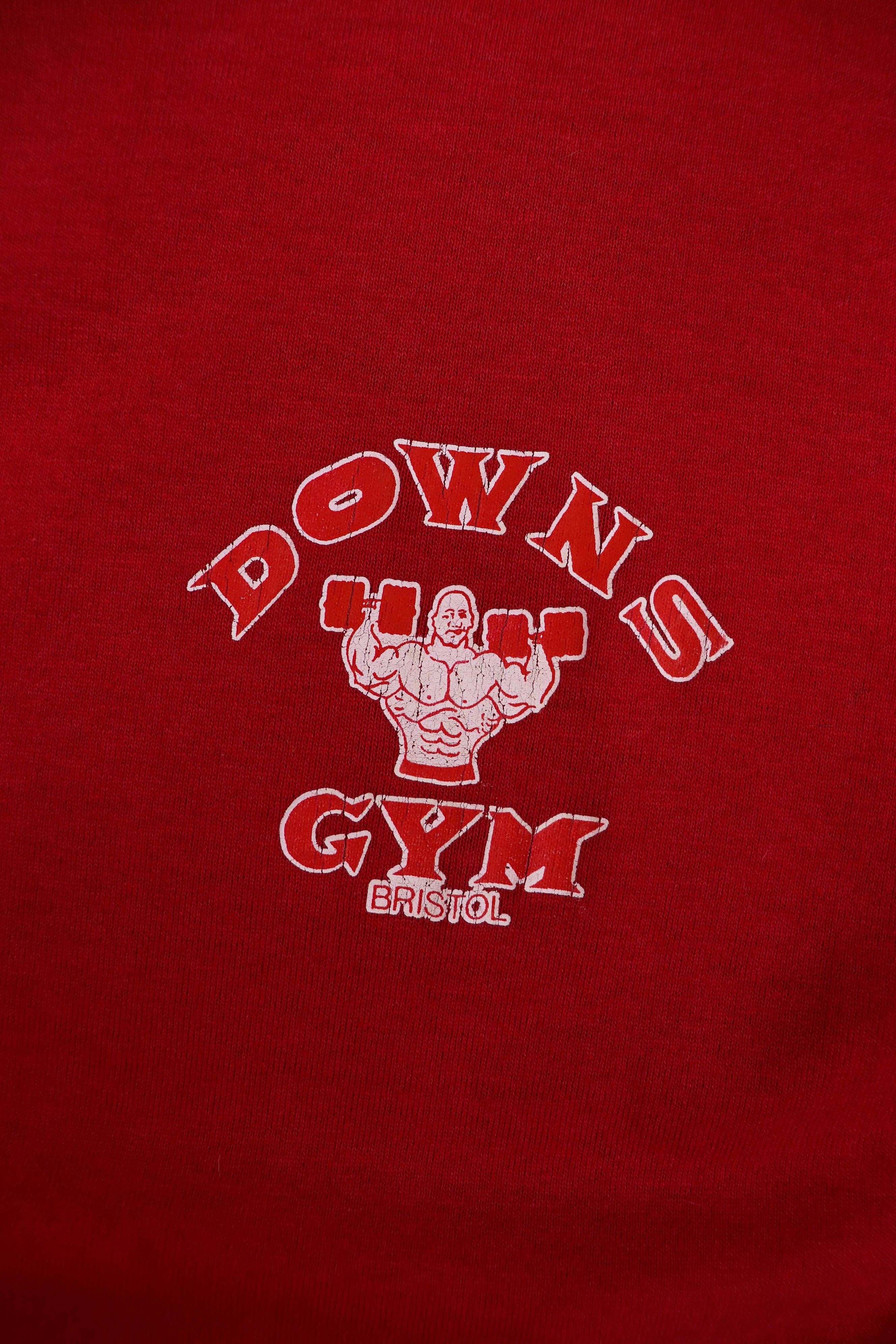 Vintage DOWNS GYM Bristol Vintage 90s Made in USA Single Stitch Tee Size US S / EU 44-46 / 1 - 4 Thumbnail