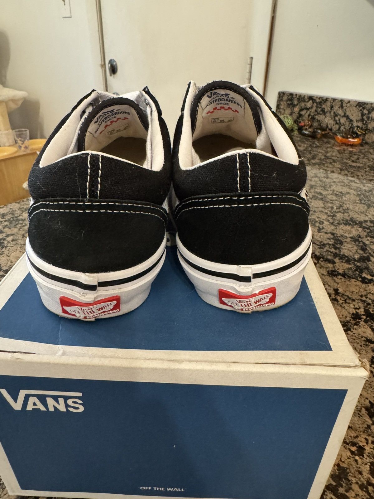 Vans Vans Skate Old Skool Black/White Size US 7.5 / IT 37.5 - 4 Thumbnail