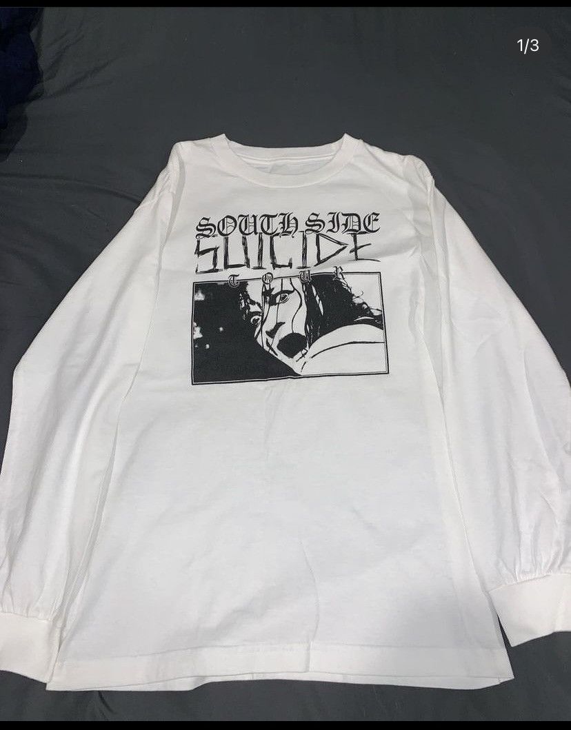 image of G59 X Pouya $$$ Long Sleeve in White, Men's (Size Small)