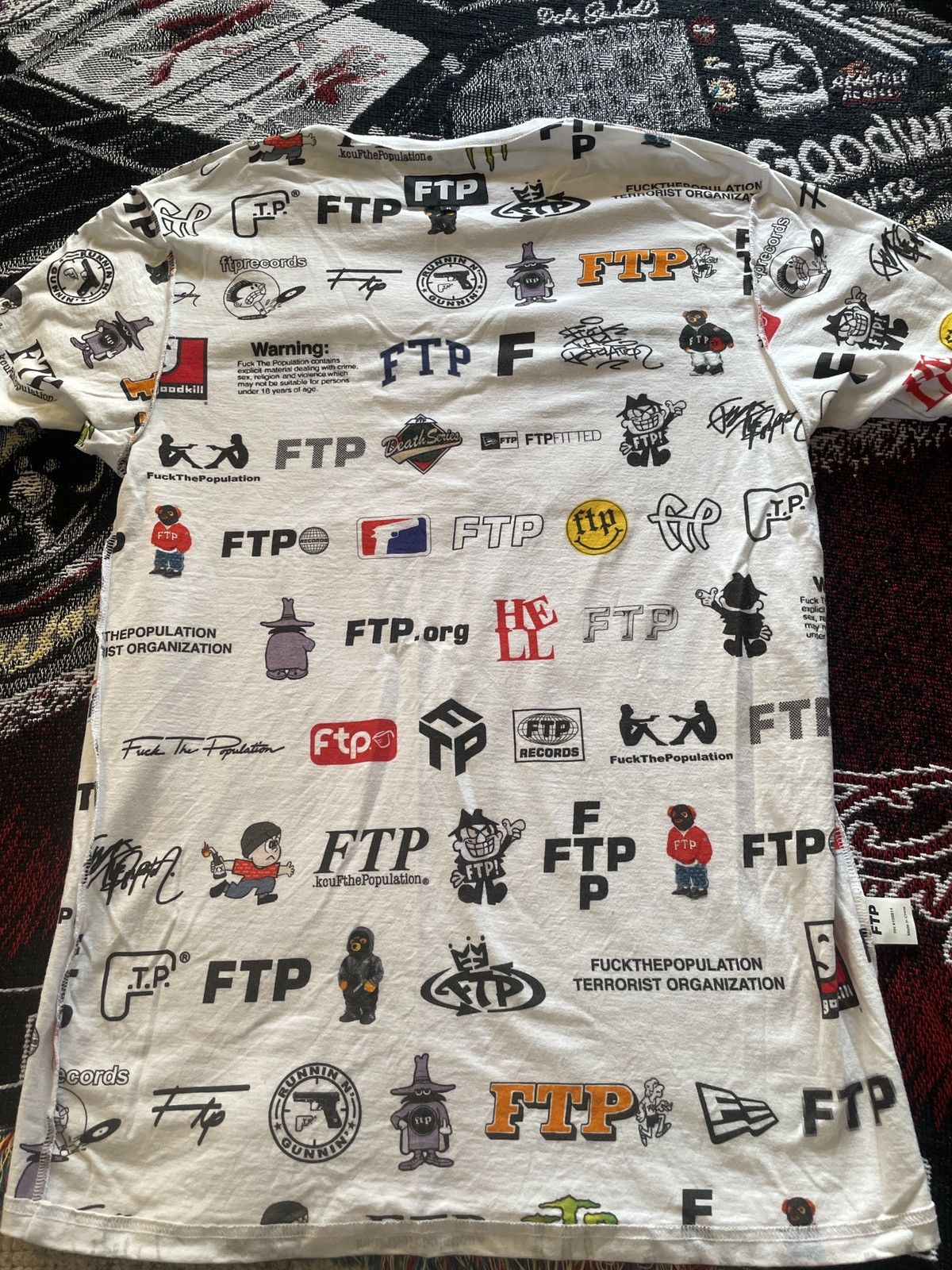 Fuck The Population Inside print 13 year anniversary Size US M / EU 48-50 / 2 - 3 Thumbnail