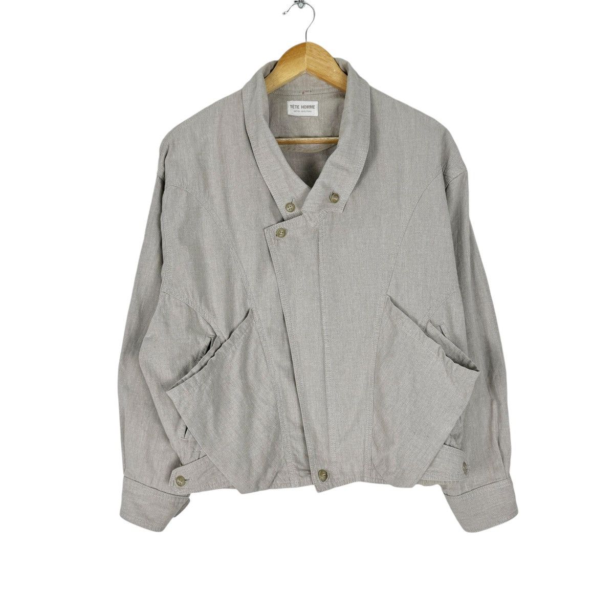 Tete Homme ☀️80s TETE HOMME KATOH KAZUTAKA BOMBER JACKET Size US M / EU 48-50 / 2 - 5 Thumbnail