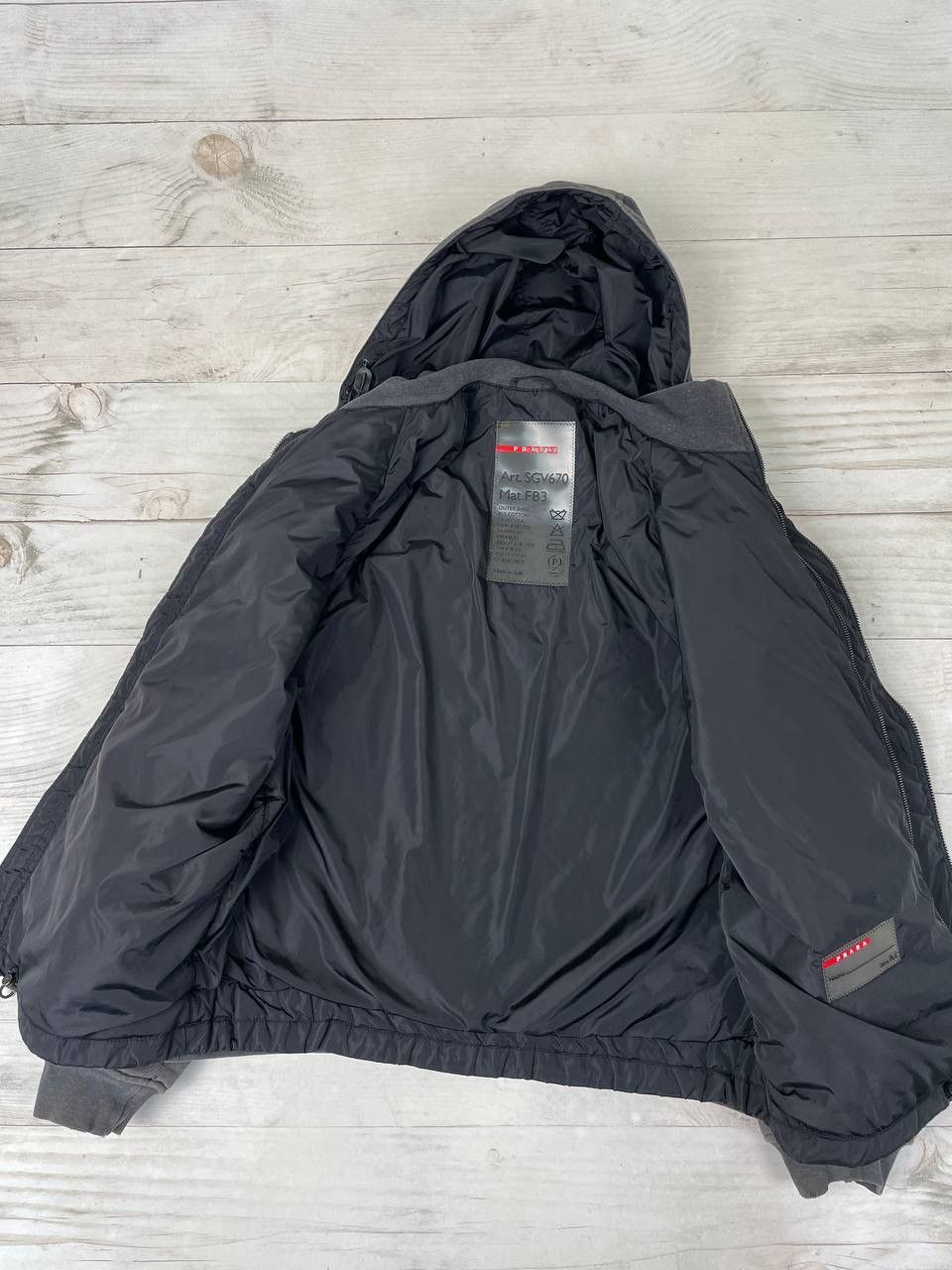Vintage Prada Sport Hooded Jacket Nylon