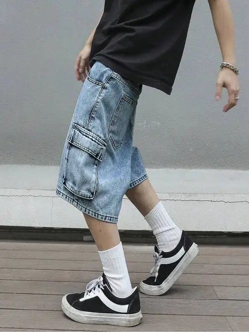 Other Minami x Kouda Cargo Y2k Shorts Jorts jeans washed Size US 32 / EU 48 - 7 Thumbnail
