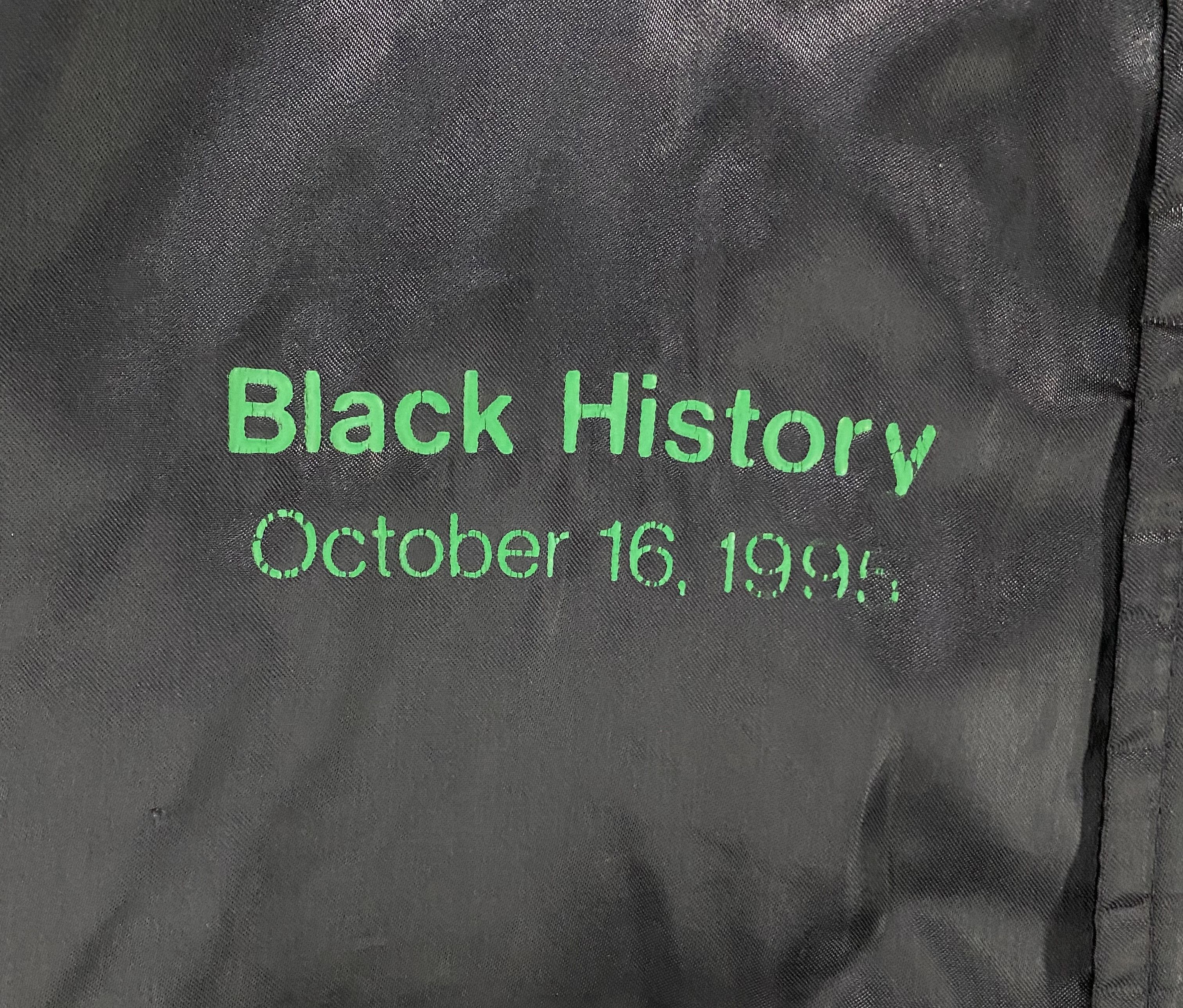 Vintage 90s The million man march quilted line satin jacket Size US XXL / EU 58 / 5 - 7 Thumbnail