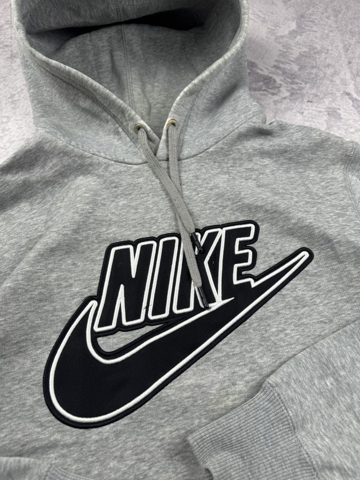 Nike × Vintage NIKE VINTAGE CENTER LOGO OVERSIZE BOXY HOODIE Size US L / EU 52-54 / 3 - 5 Thumbnail