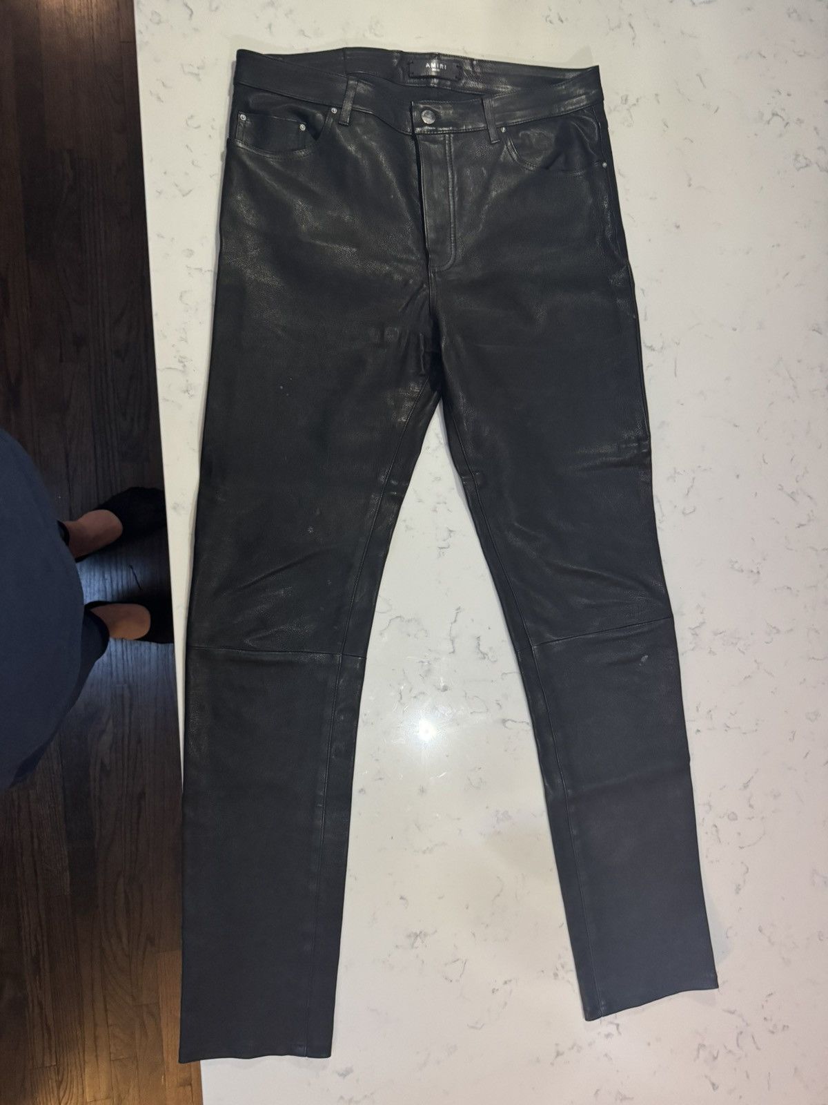 Amiri Amiri Leather Pants Size US 36 / EU 52 - 1 Thumbnail
