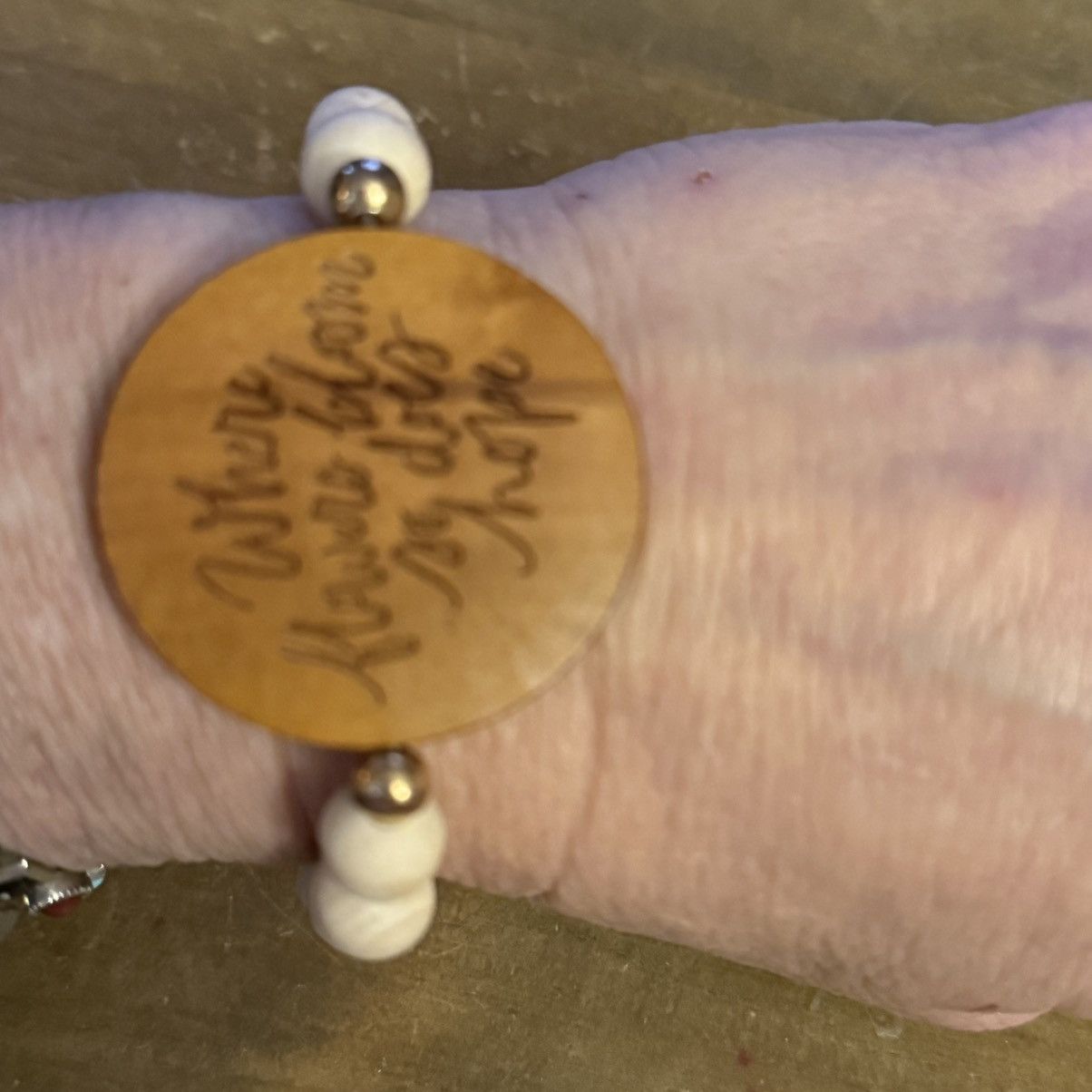 Other Where Flowers Bloom So Does Hope inspirational bead bracelet Size ONE SIZE - 4 Thumbnail