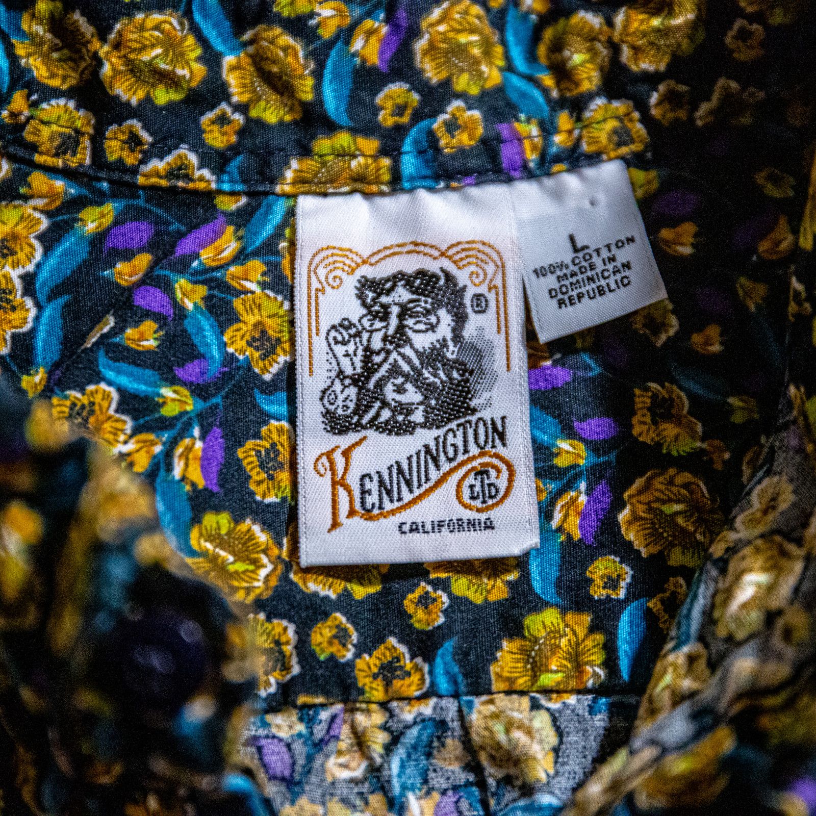 Kennington Ltd. Kennington LTD Men's short sleeve button-up floral shirt Size US L / EU 52-54 / 3 - 3 Thumbnail