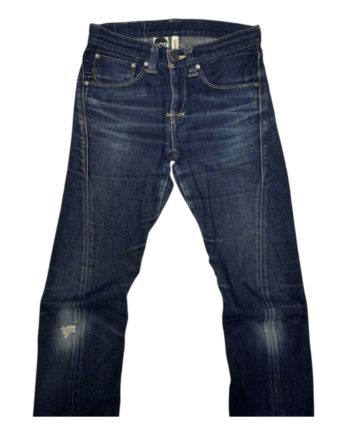 Engineered Garments × Levi's LEVIS ENGINEERED BLUE DISTRESSED DENIM JEANS Size 29" - 5 Thumbnail