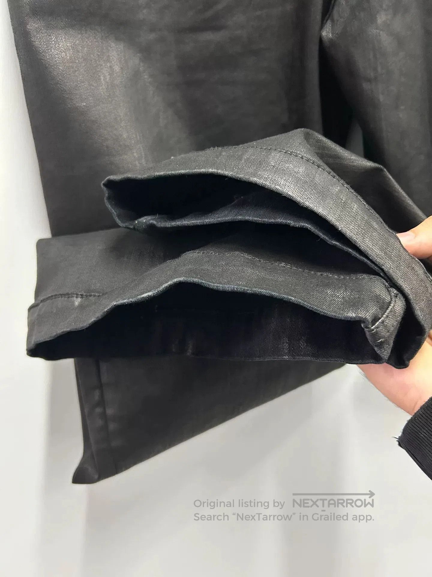 Rick Owens Rick Owens Waxed Wide. Size 26" / US 2 / IT 38 - 4 Thumbnail