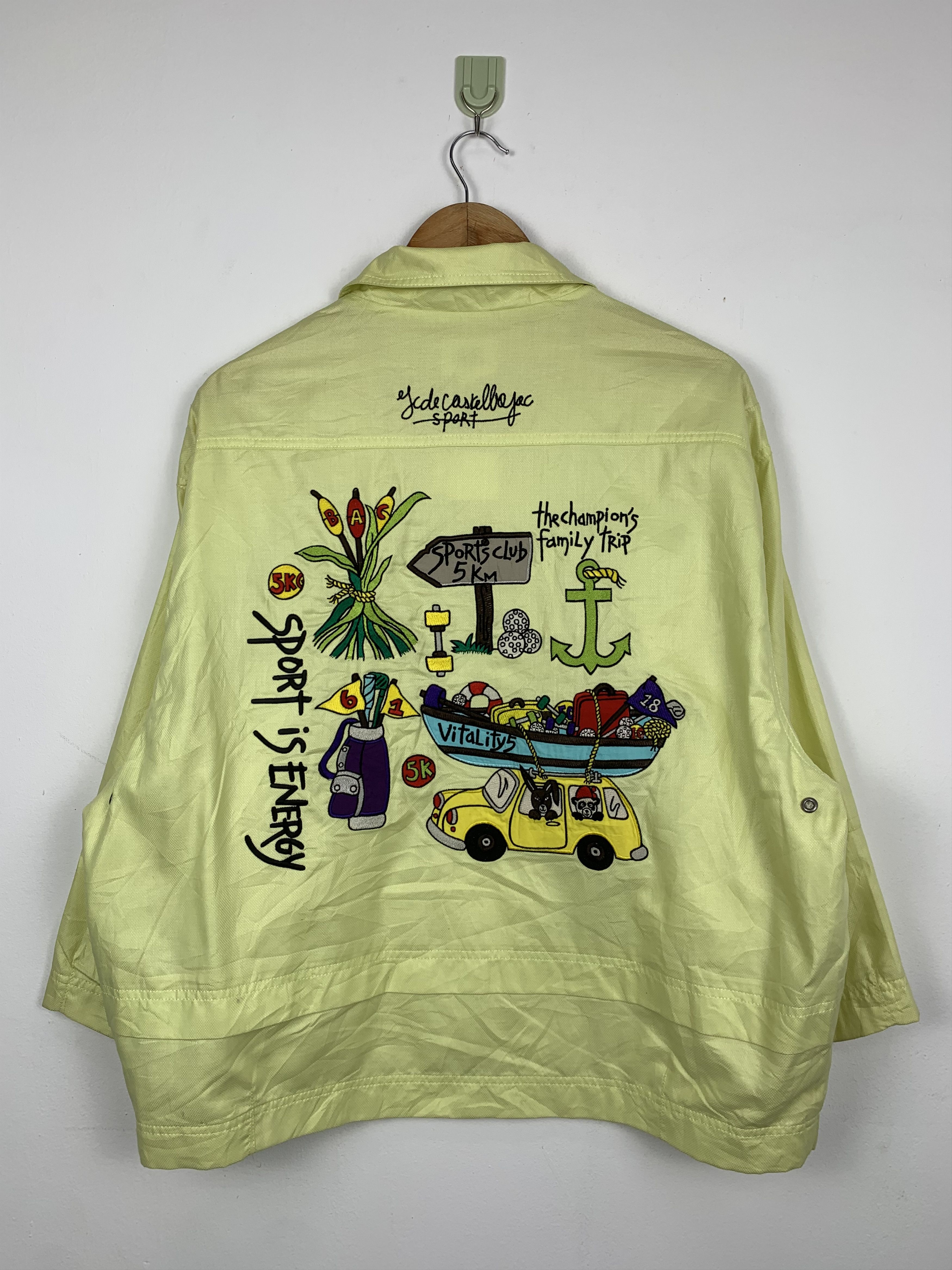 Jean Charles De Castelbajac Jean Charles De Castelbajac Embroidered Zipper Jacket J1291 Size US M / EU 48-50 / 2 - 3 Thumbnail
