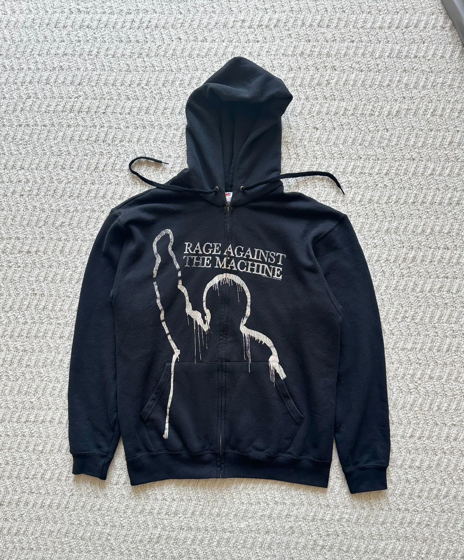 Vintage Vintage Rage Against the Machine Zip-up Hoodie Size US M / EU 48-50 / 2 - 1 Thumbnail