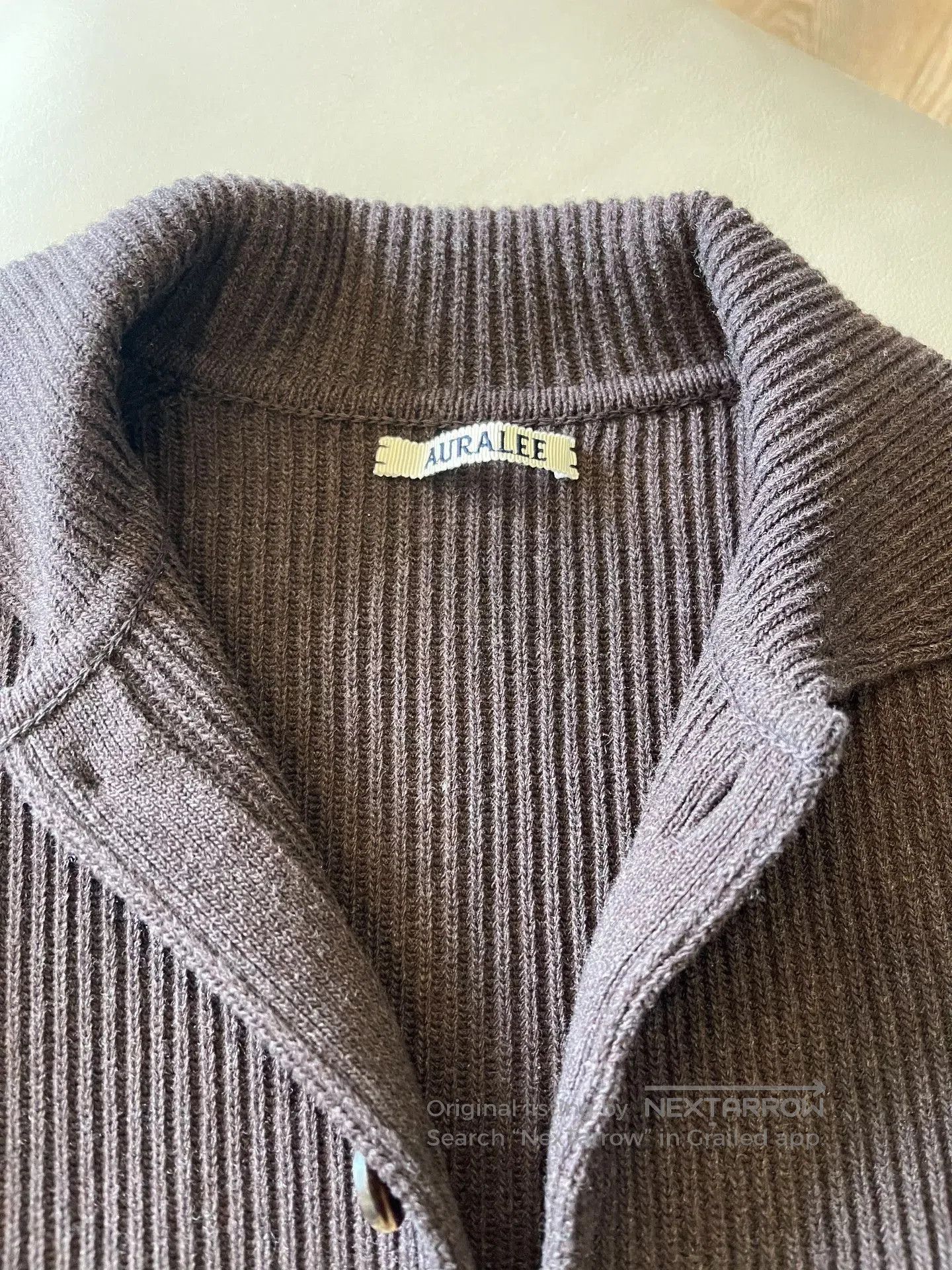 Auralee AURALEE Super Fine Wool Toggle Cardigan. Size US L / EU 52-54 / 3 - 8 Thumbnail