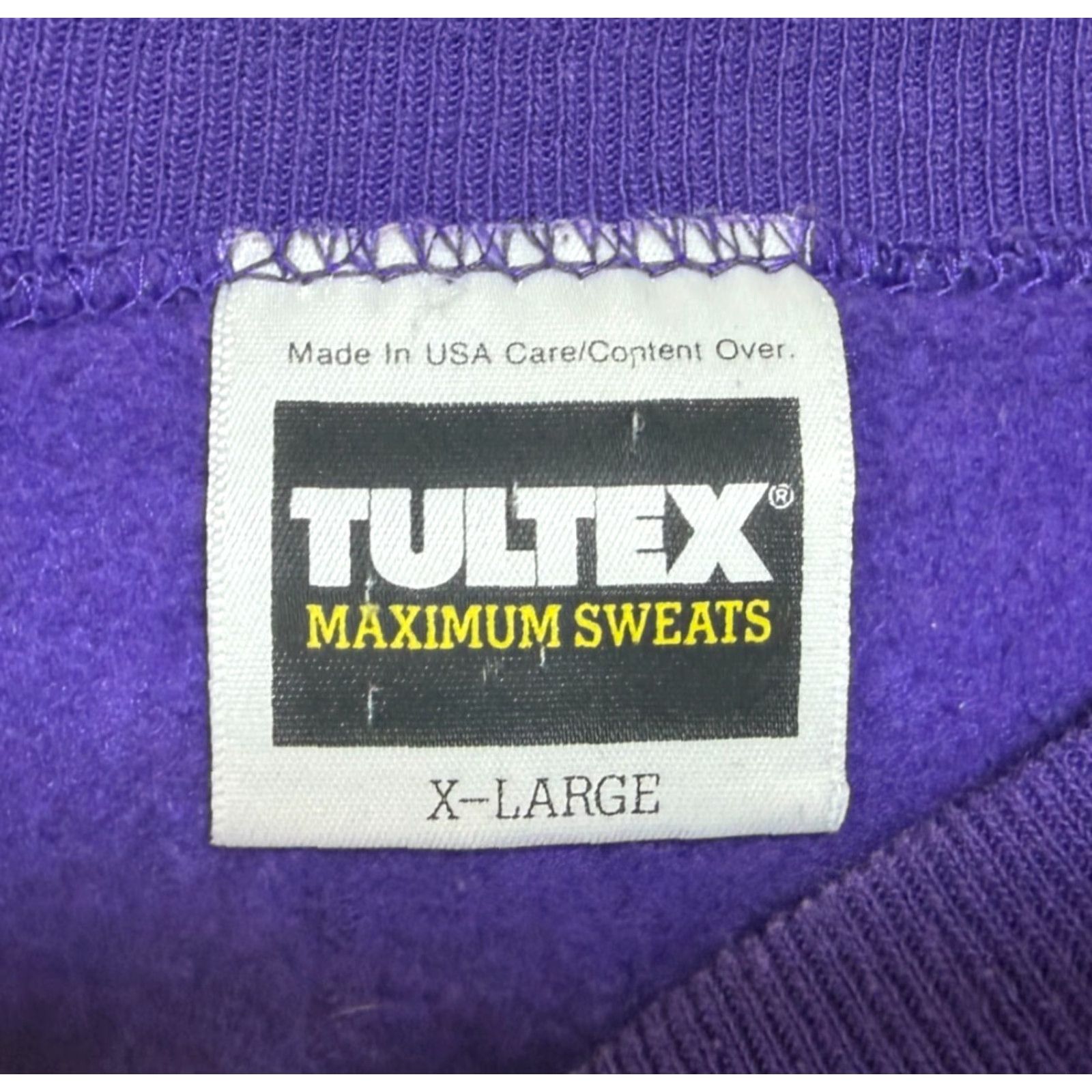 Tultex VTG 90s Southern All Star Racing Series Sweatshirt Men's XL Pullover Made In USA Purple Crew Neck Graphic Print Embroidered Logo Tultex Size US XL / EU 56 / 4 - 7 Thumbnail