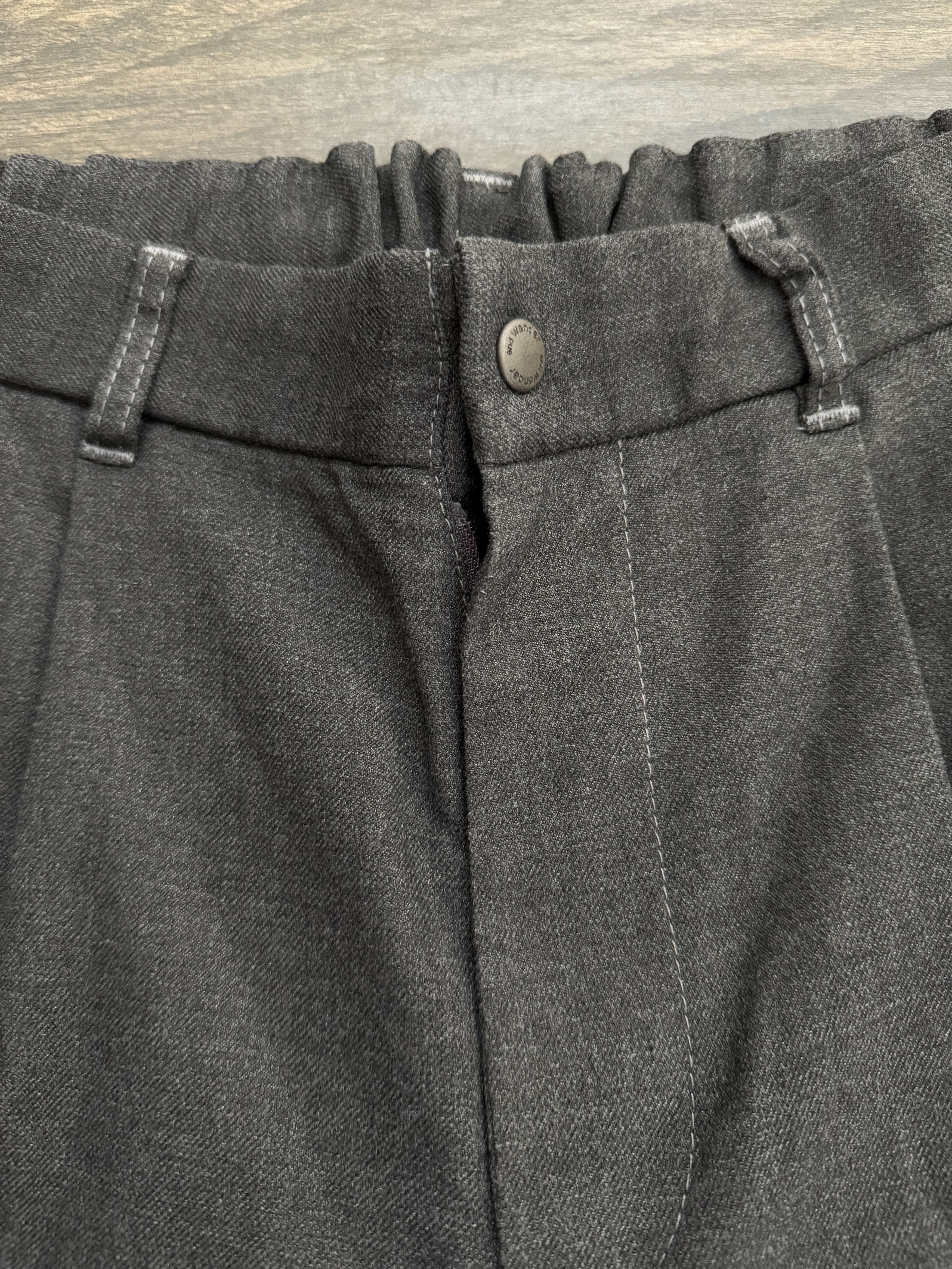 And Wander and wander Serge Tailored Tapered Pants Poly Rayon Gray Size US 32 / EU 48 - 4 Thumbnail