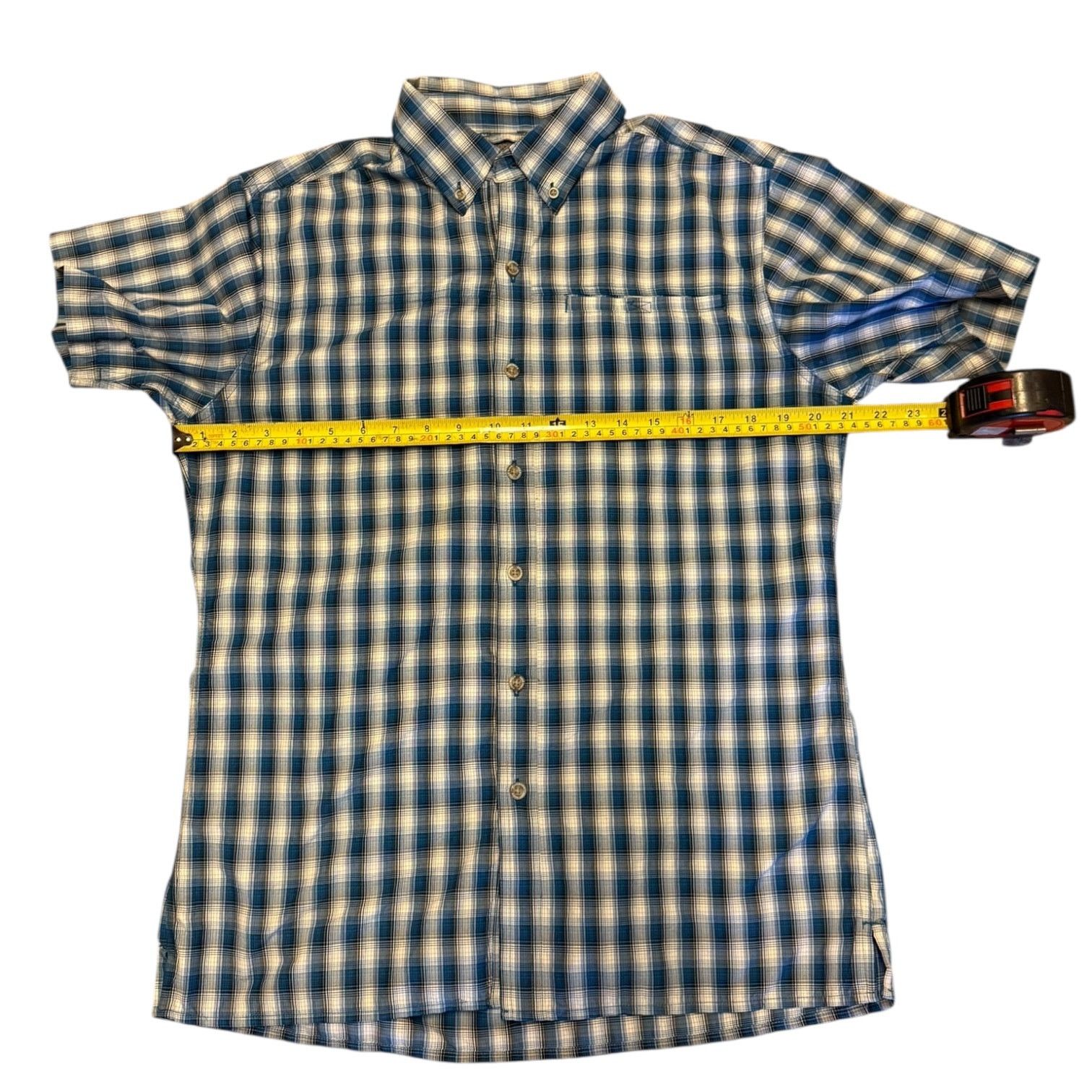 Eddie Bauer Eddie Bauer Blue Short Sleeve Button Front Shirt Size Small Size US S / EU 44-46 / 1 - 5 Thumbnail