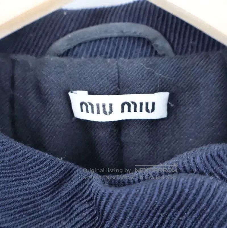 Miu Miu Miu Miu Black XS Ruffled Sweatshirt . Size XS / US 0-2 / IT 36-38 - 5 Thumbnail