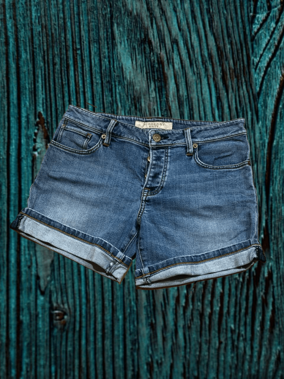 Burberry Burberry Regular Semi Fitted Womens Jean Shorts Size 26" / US 2 / IT 38 - 1 Thumbnail