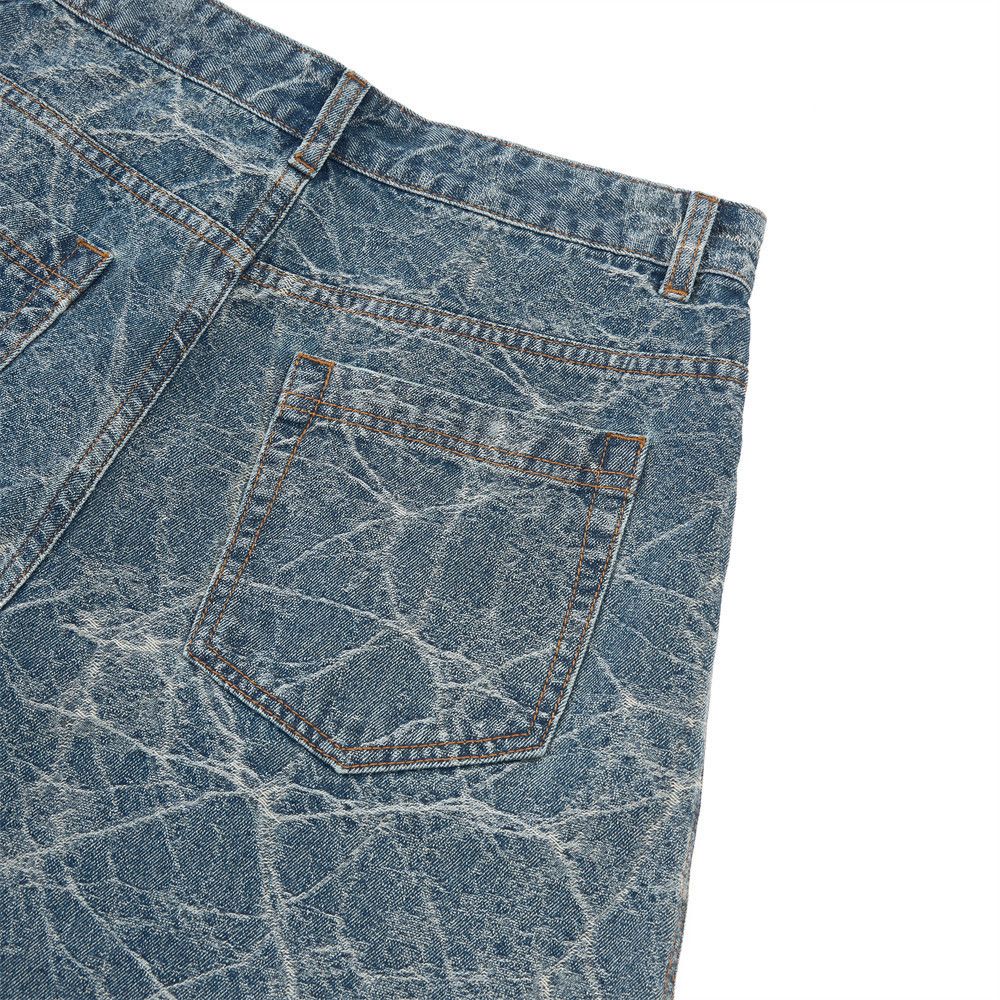 Vintage Men's trendy punk casual loose tie-dye distressed jeans Size US 32 / EU 48 - 5 Thumbnail