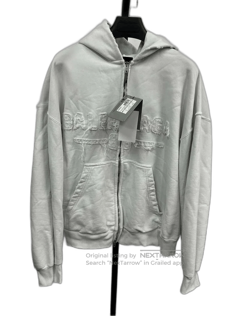 Balenciaga Balenciaga Zipper Hoodie with Hooded Design. Size US S / EU 44-46 / 1 - 1 Thumbnail