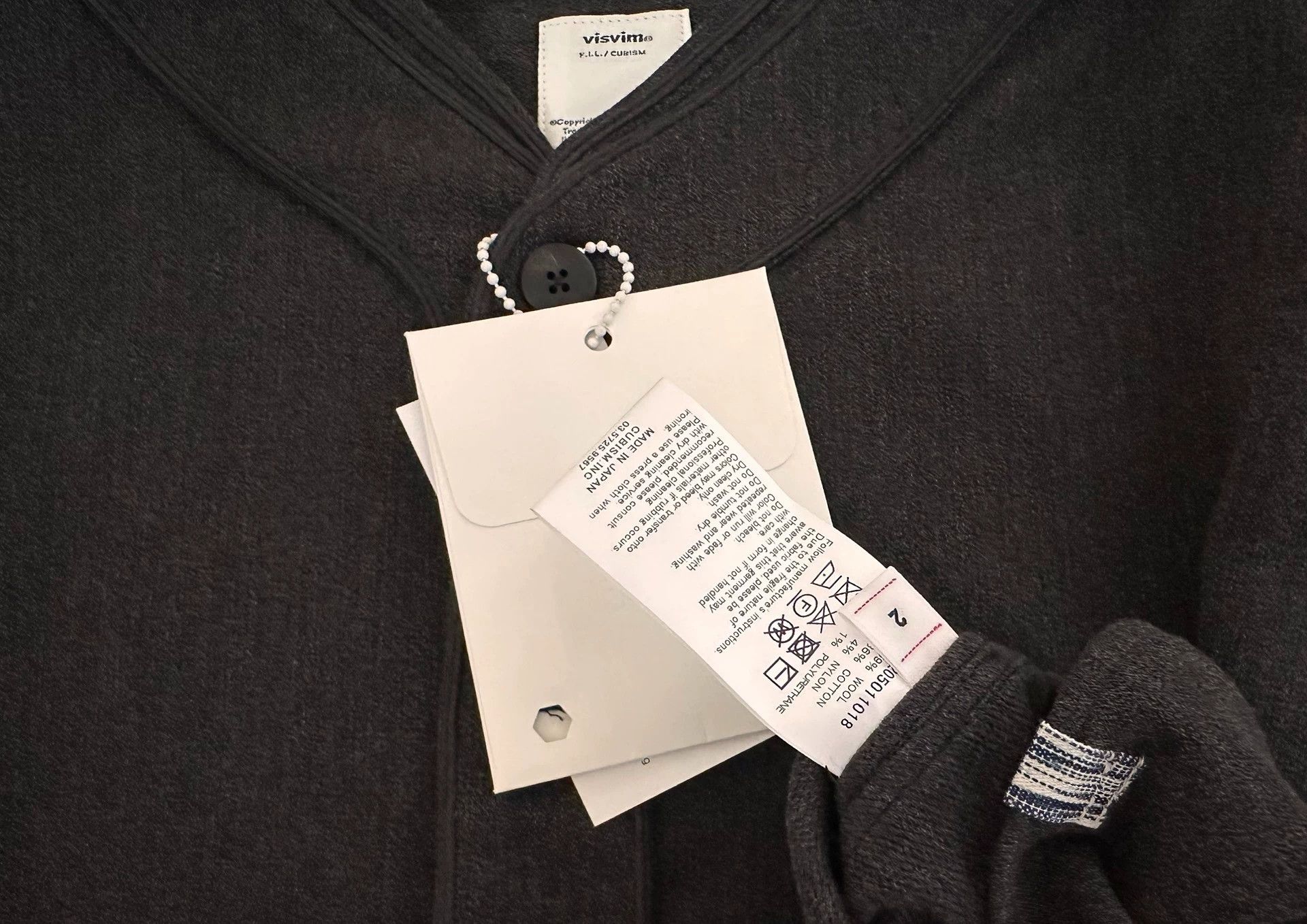 Visvim VISVIM 20AW DUGOUT L/S Wool Blend Carbon Black 2 Size US M / EU 48-50 / 2 - 4 Thumbnail