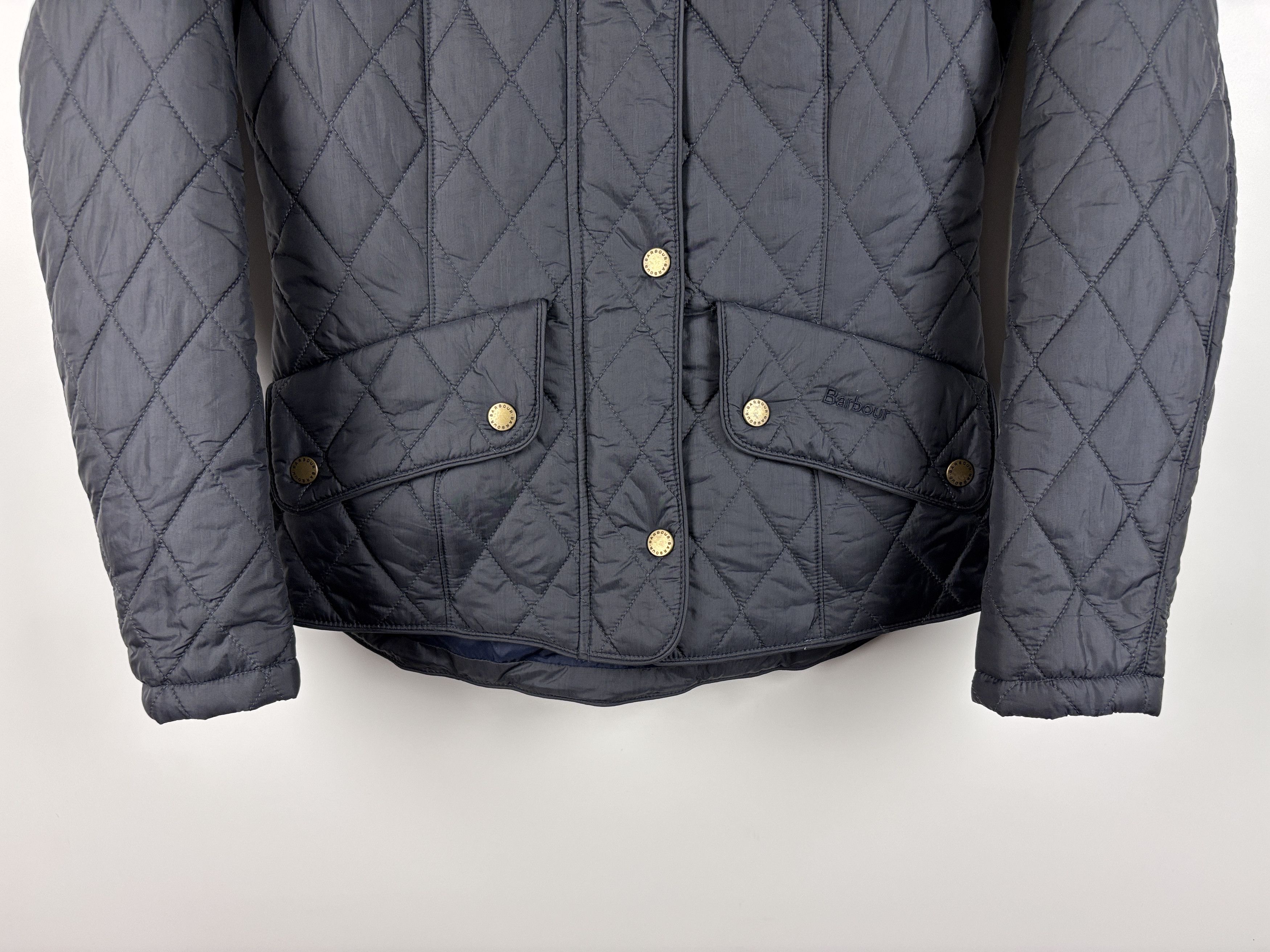 Barbour Barbour Flyweight Cavalry Quilted Jacket Blue Size US 4 Size S / US 4 / IT 40 - 3 Thumbnail