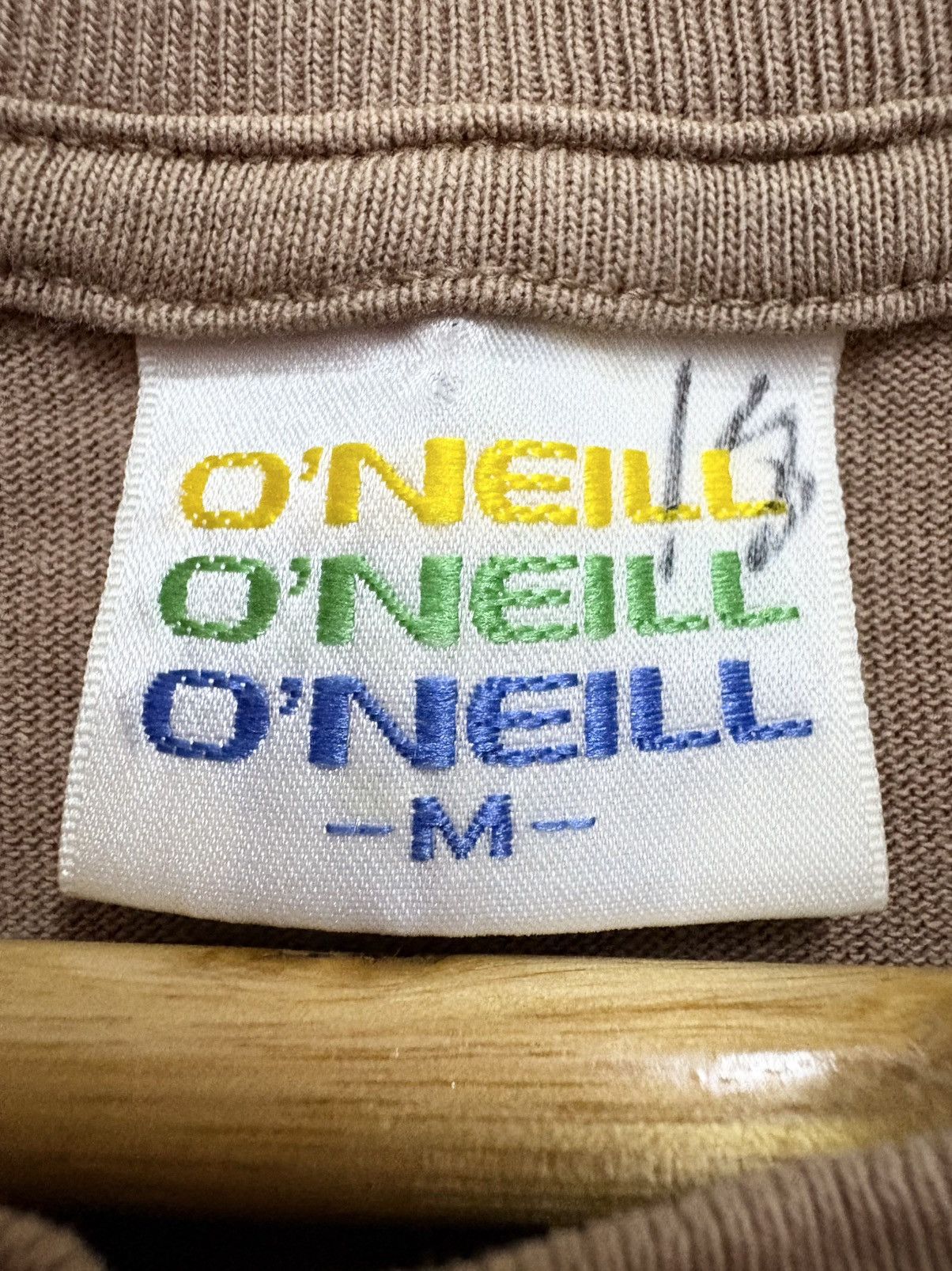 O'Neill Vintage 90's O'Neill Surfwear Black Hole Sun Brown T-Shirt Size US M / EU 48-50 / 2 - 10 Thumbnail