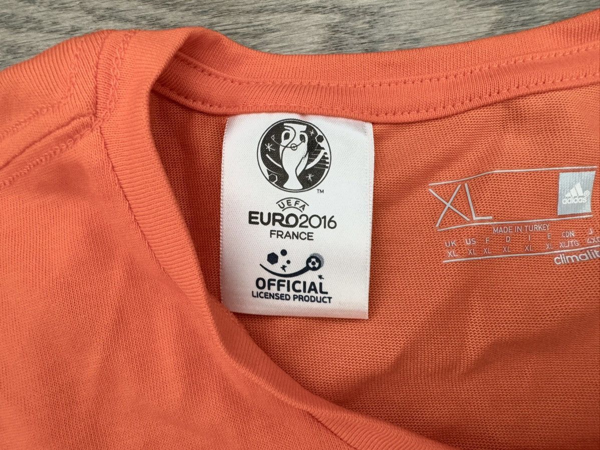 Adidas × UEFA Adidas Euro 2016 Holland Jersey T-Shirt Size US XL / EU 56 / 4 - 5 Thumbnail