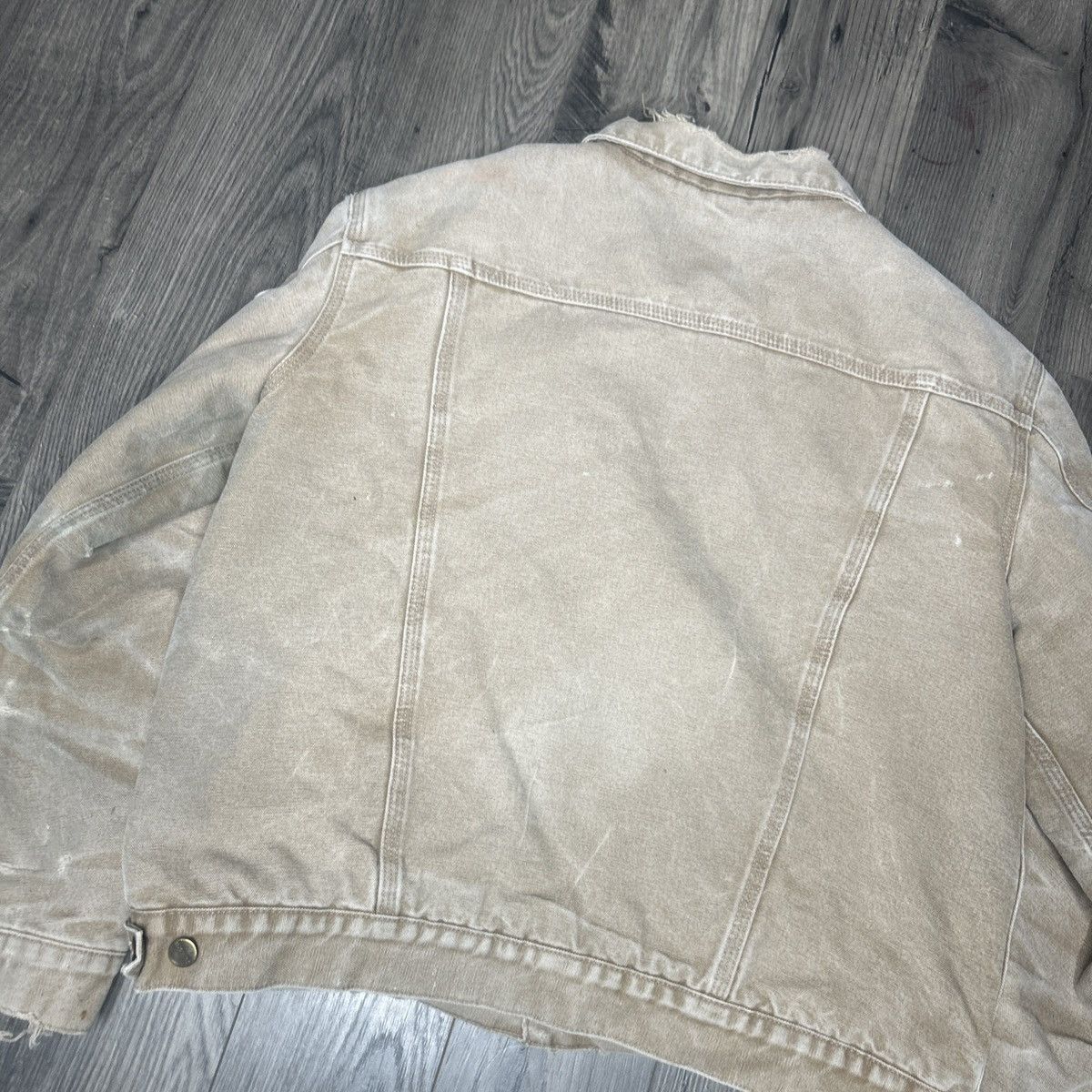 Carhartt Carhartt distressed trucker jacket Size US L / EU 52-54 / 3 - 6 Thumbnail