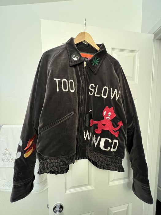 Human Made CPFM “Too Slow” Souvenir Jacket | Grailed