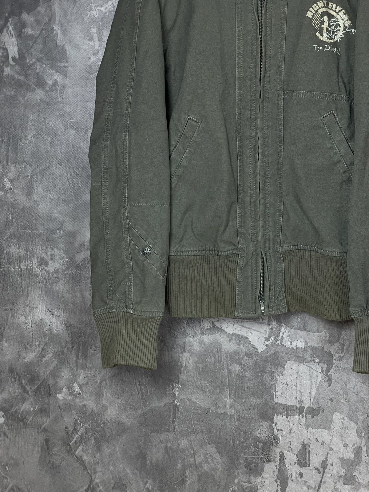 Diesel × Japanese Brand × Vintage Y2K Diesel Jacket Bomber Military Style Y2K Designer Italy Size US S / EU 44-46 / 1 - 5 Thumbnail