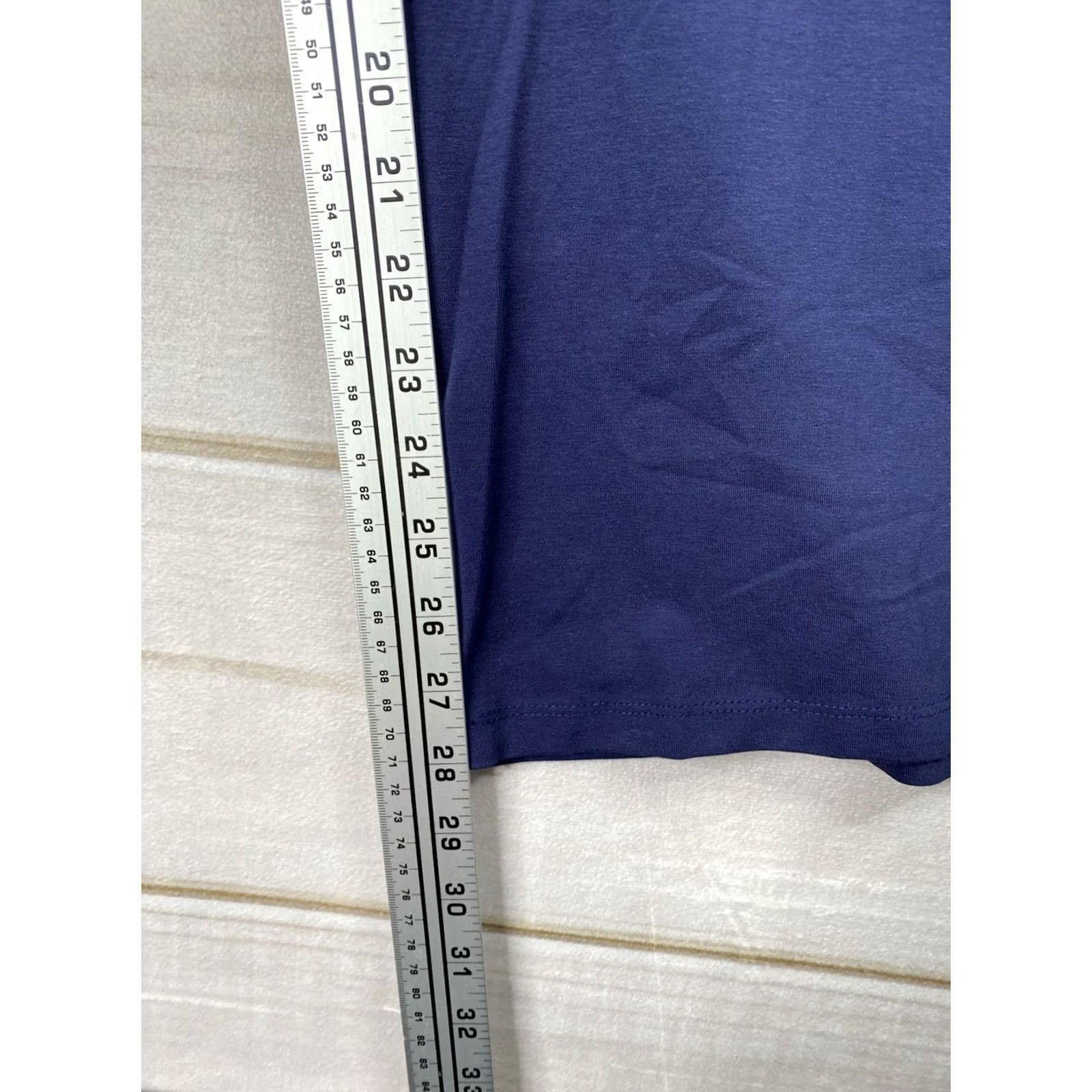 Vintage Catherines Suprema Collection Pants 1X P Blue Wide Leg Lounge Athleisure NWT Size 40" / US 18 - 3 Thumbnail