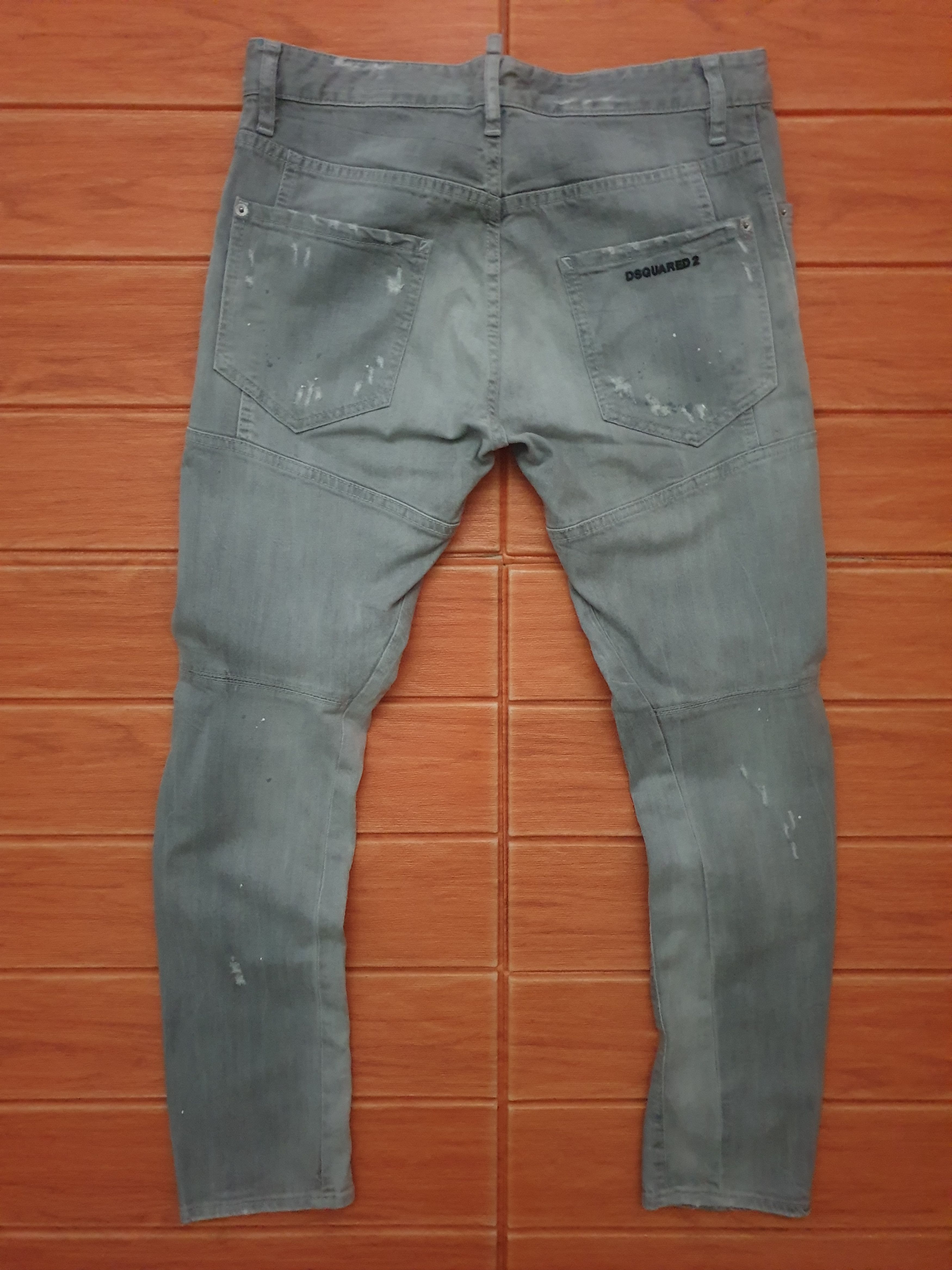 Dsquared2 💥Dsquared2 Made in ITALY grey colour pant Size US 33 - 12 Thumbnail