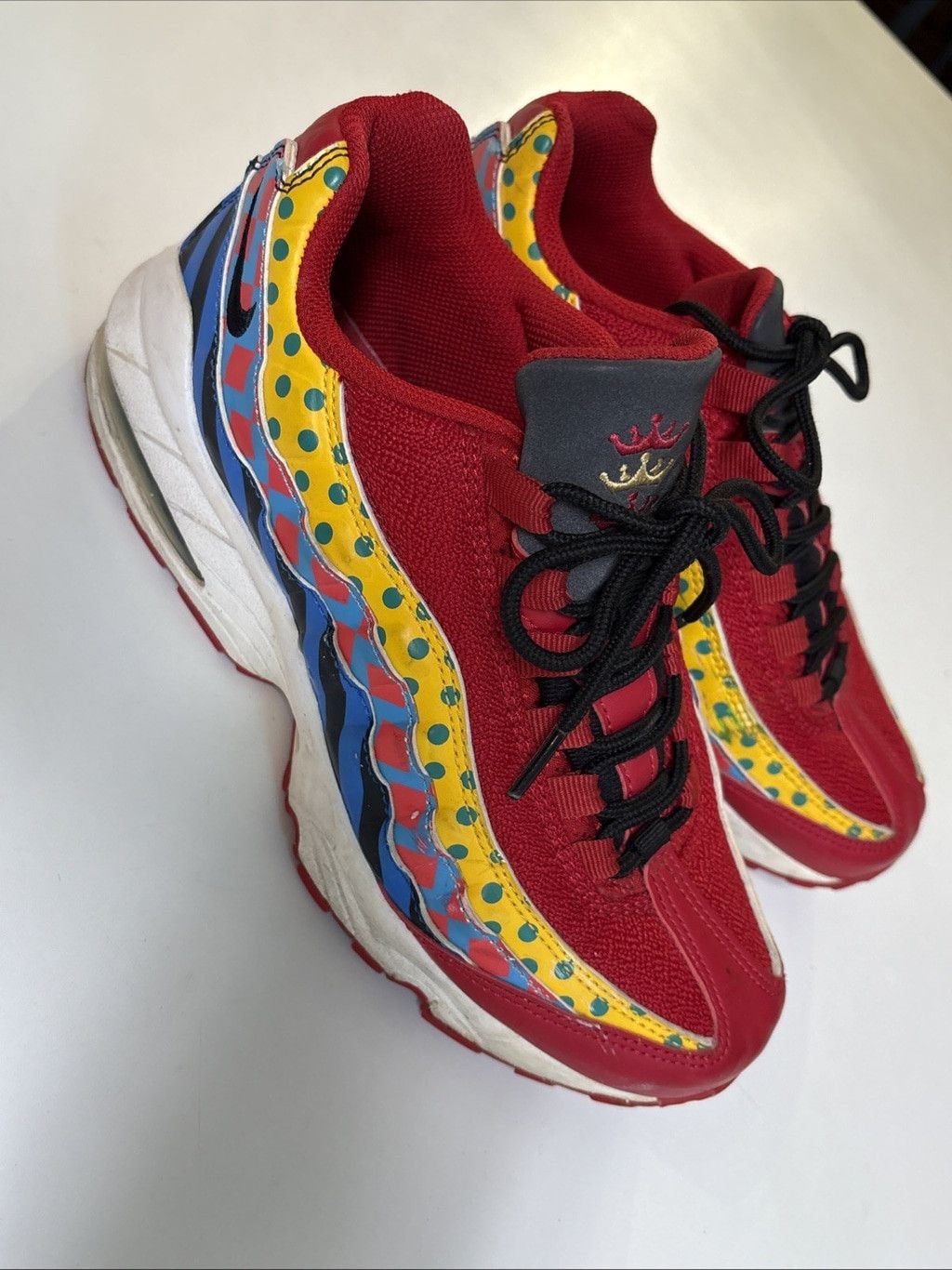 Nike Nike Air Max 95 GS 'Baltimore Home' CI4422-600 size 5.5 Y/W Size US 5.5 / EU 38 - 2 Thumbnail