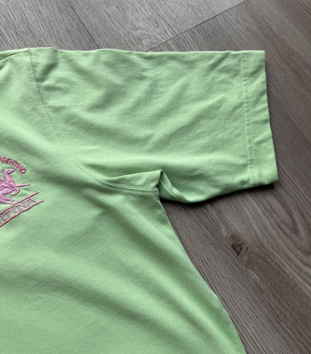 La Martina La Martina Careys Polo #3 White/Green Polo T-Shirt Size US M / EU 48-50 / 2 - 6 Thumbnail