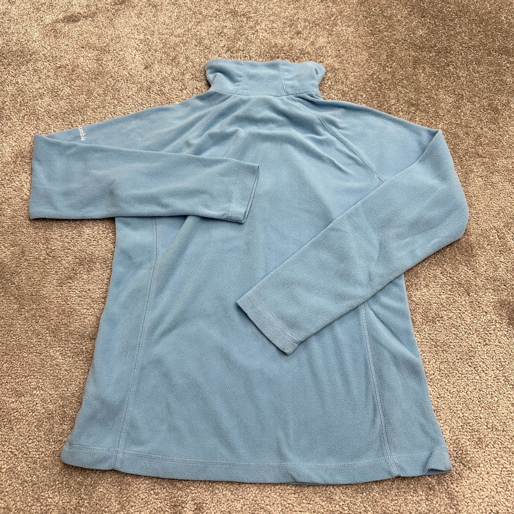 Vintage Columbia Jacket Benton Springs Fleece Blue Women M Size M / US 6-8 / IT 42-44 - 2 Thumbnail