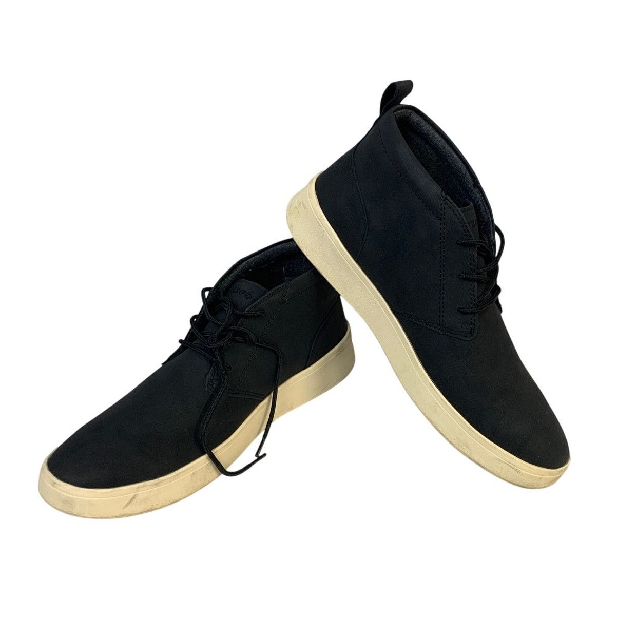 Izod IZOD Mens Size 10 Black Chukka Round Toe Memory Foam Shoes Size US 10 / EU 43 - 3 Thumbnail