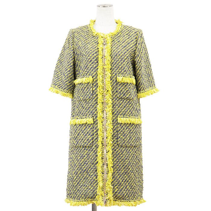 Louis Vuitton Louis Vuitton Louis Vuitton Tweed Dress Textile Dresses DUTY FREE for USA Size ONE SIZE - 1 Thumbnail