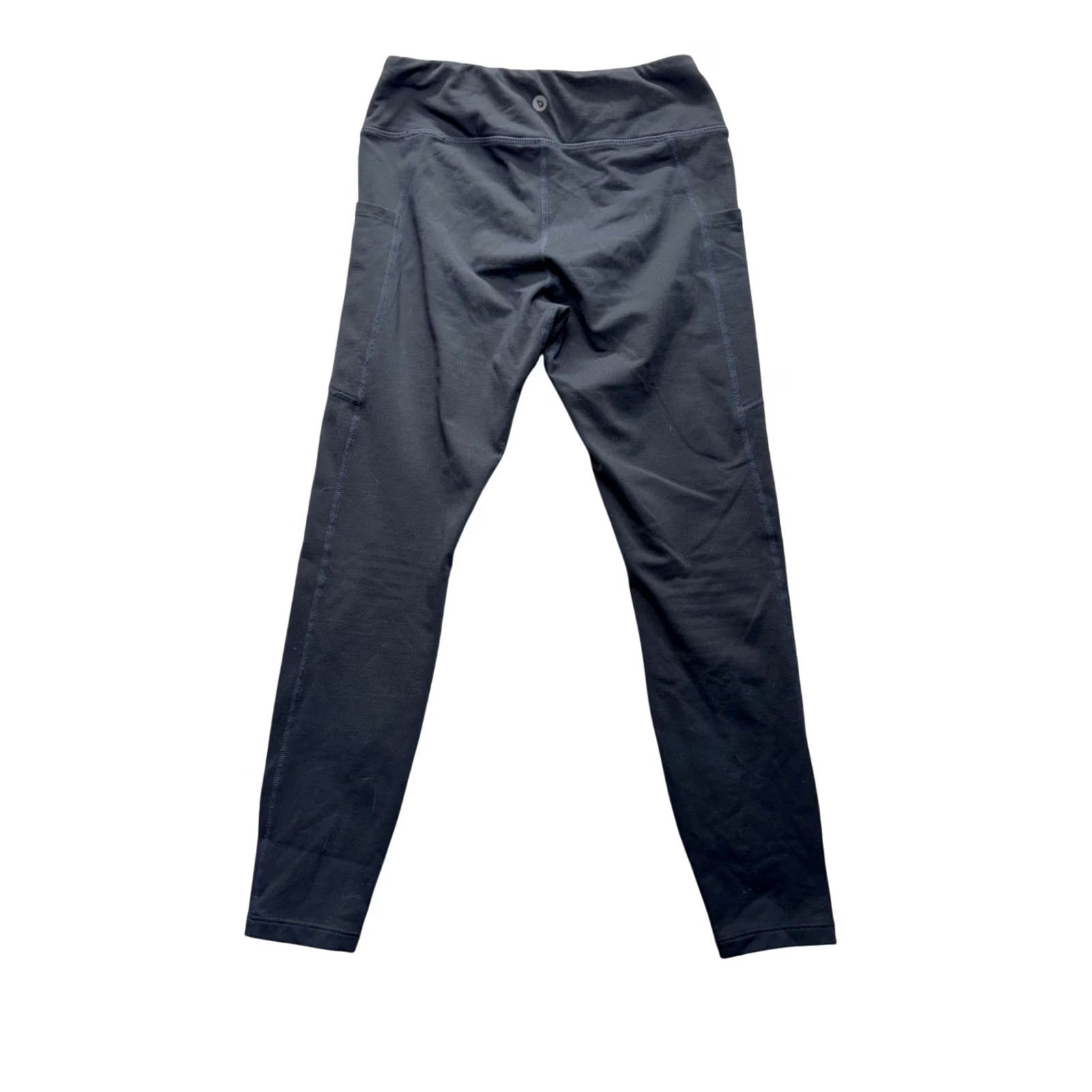 Vintage Baleaf Leggings Women's L Compression with Side Pockets Gray Slate #9557 Size 36" / US 14 / IT 50 - 2 Thumbnail