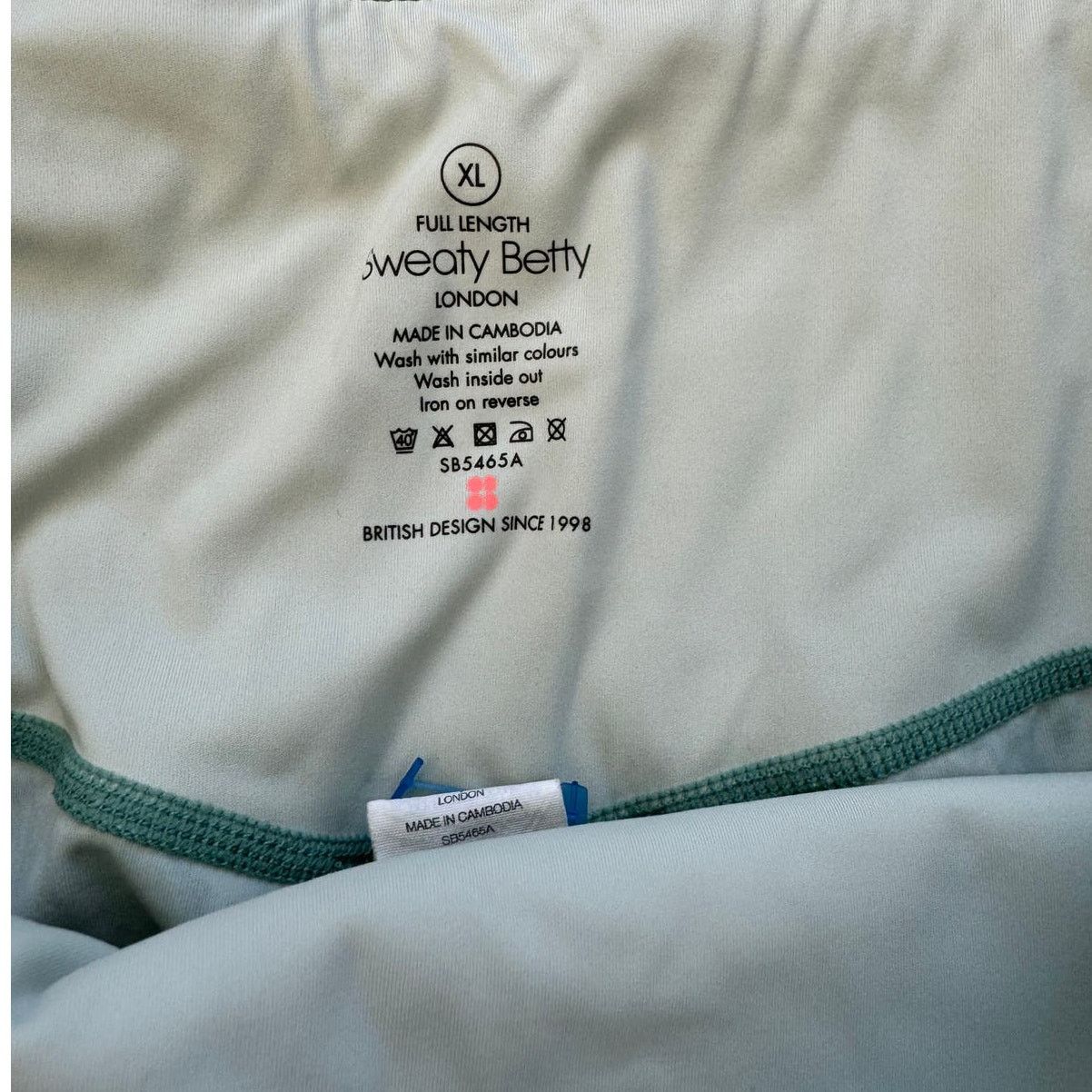 Sweaty Betty Sweaty Betty Full Length Leggings Goddess Metallic Green Size 31" - 4 Thumbnail