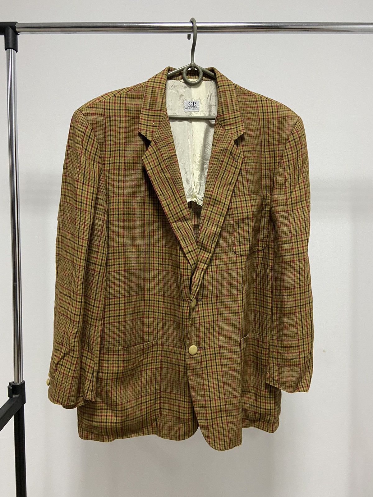 C.P. Company × Vintage Cp Company Blazer Vintage Logo Luxury 100% linen Size 50L - 1 Thumbnail