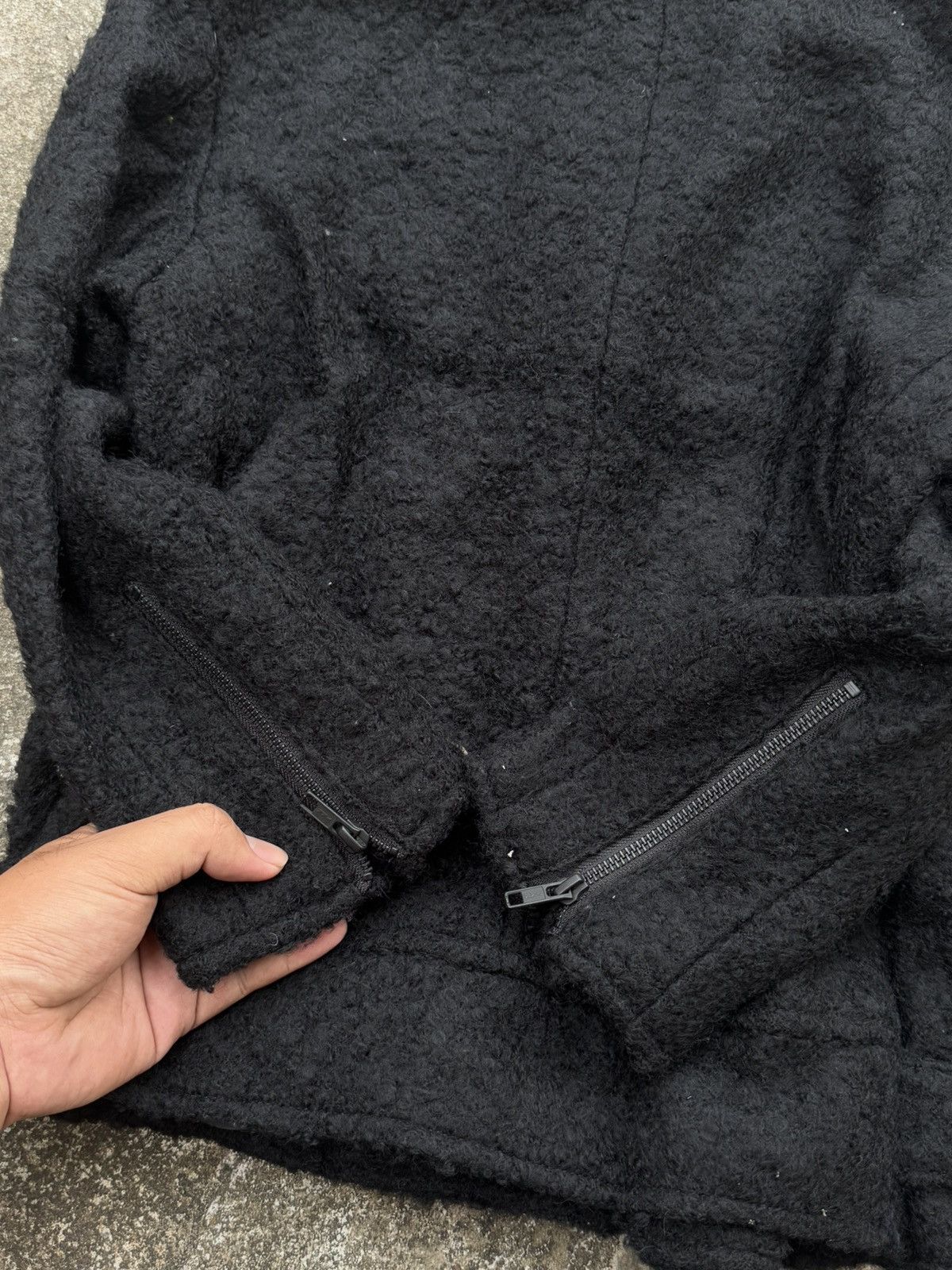 Japanese Brand ASYMMETRICAL JEANASIS WOOL GOTHIC JACKET Size US M / EU 48-50 / 2 - 5 Thumbnail